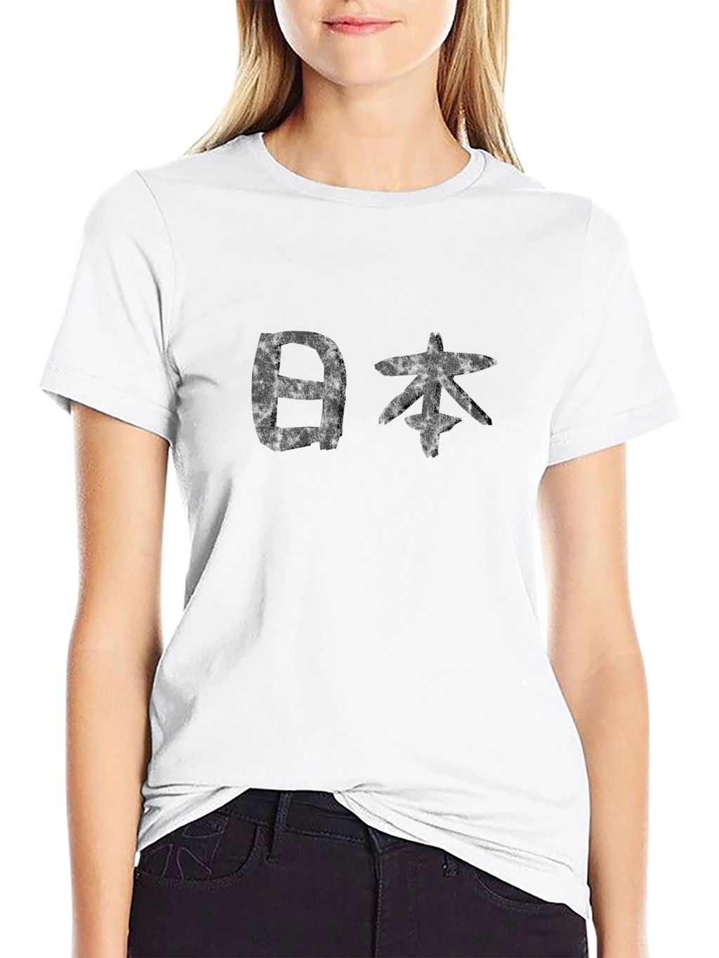 Japanese Script Black T-Shirt