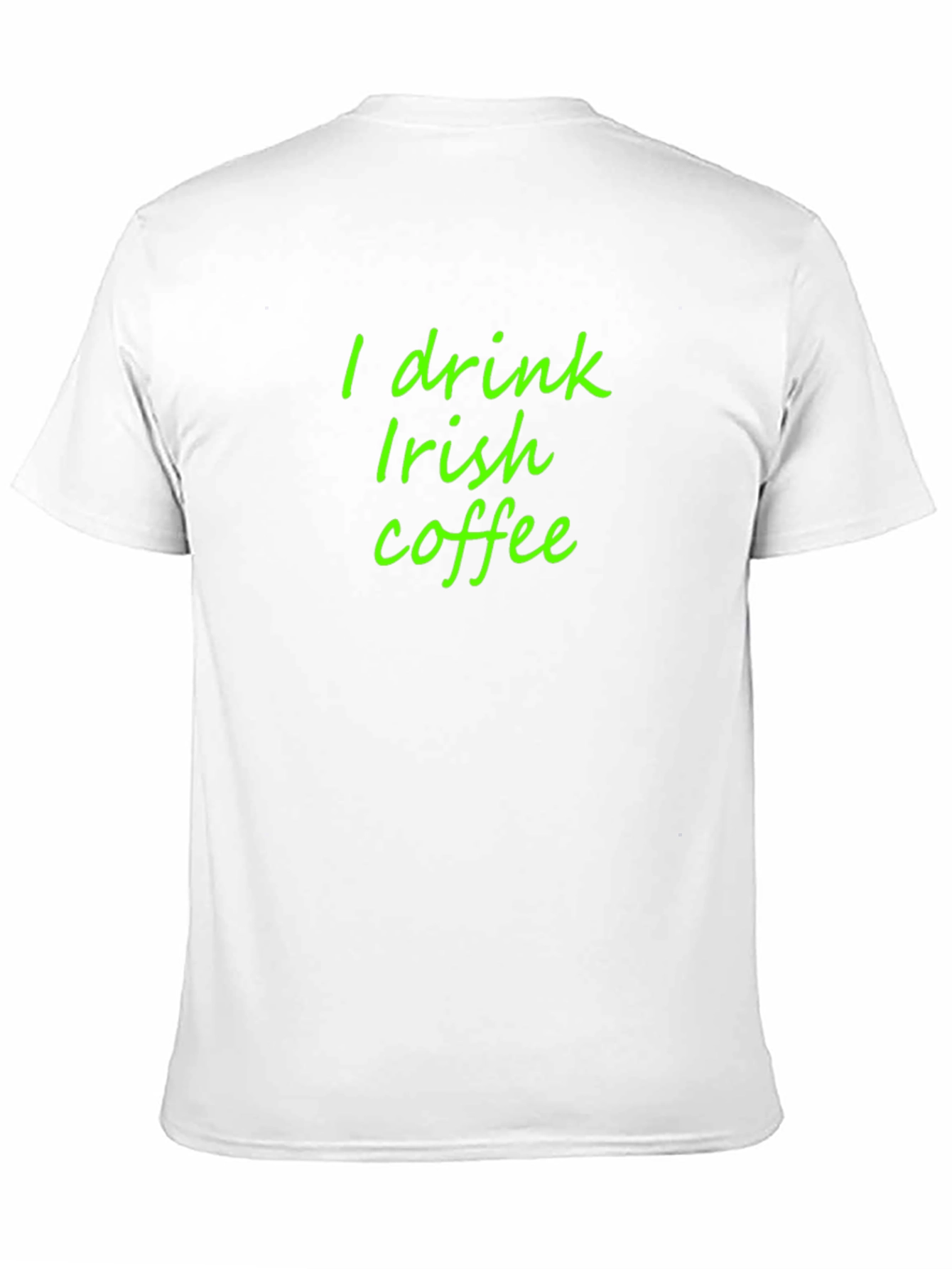I Drink Irish Coffee Graphic Tee - Black
