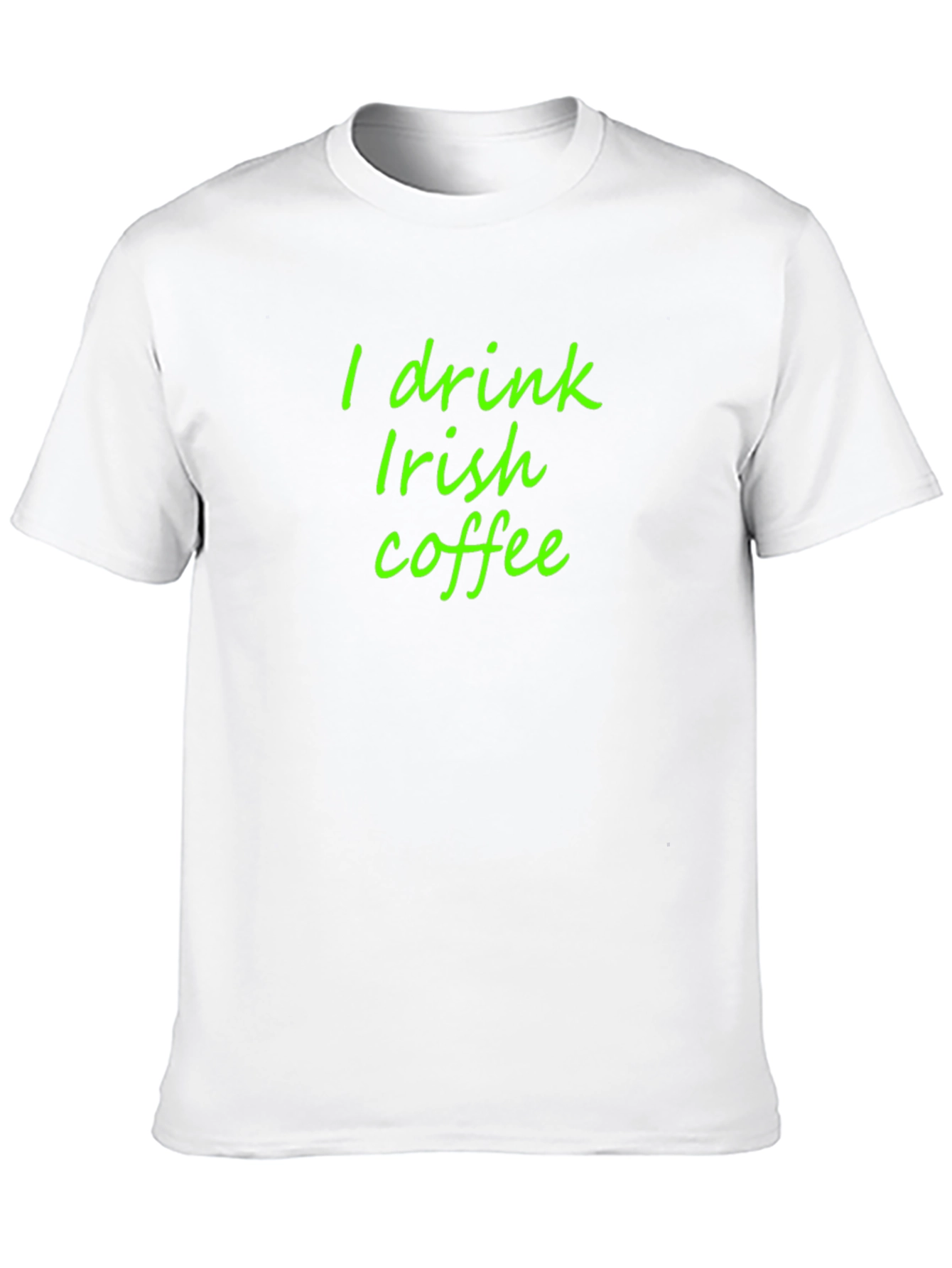 I Drink Irish Coffee Graphic Tee - Black