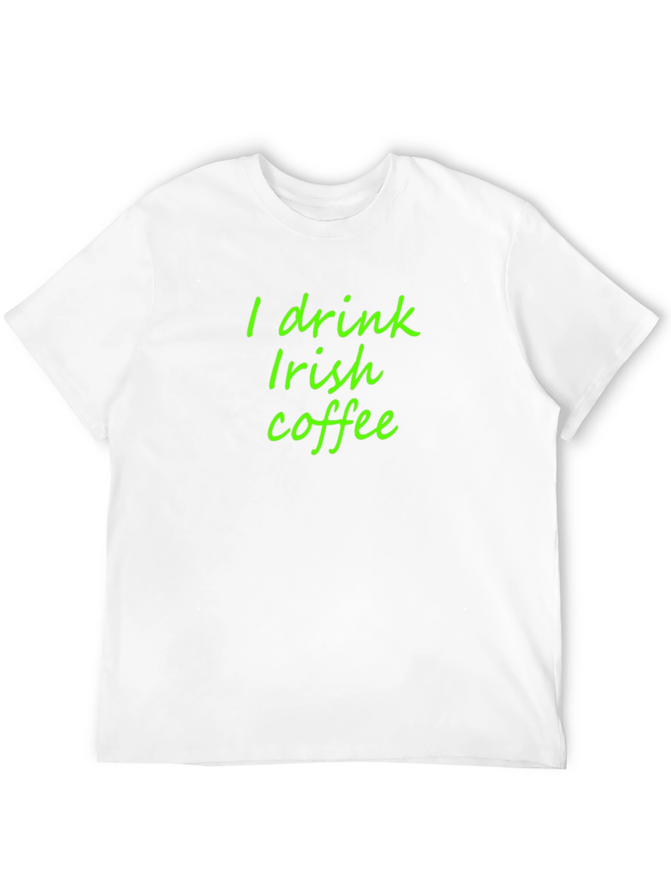 I Drink Irish Coffee Graphic Tee - Black