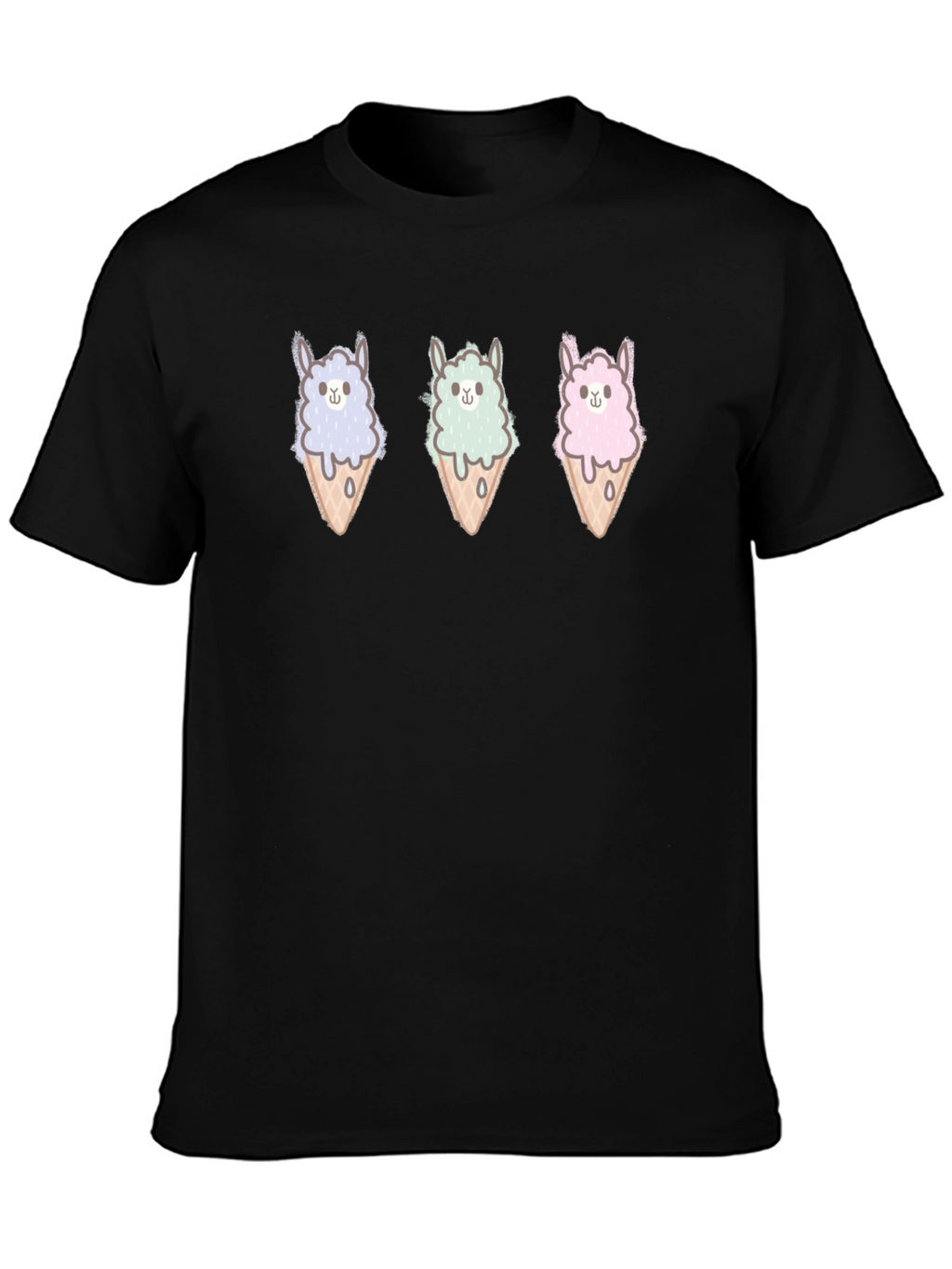 Ice Cream Llama Graphic Tee