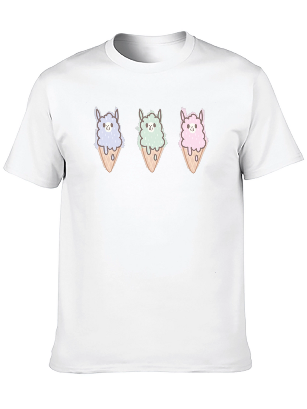 Ice Cream Llama Graphic Tee