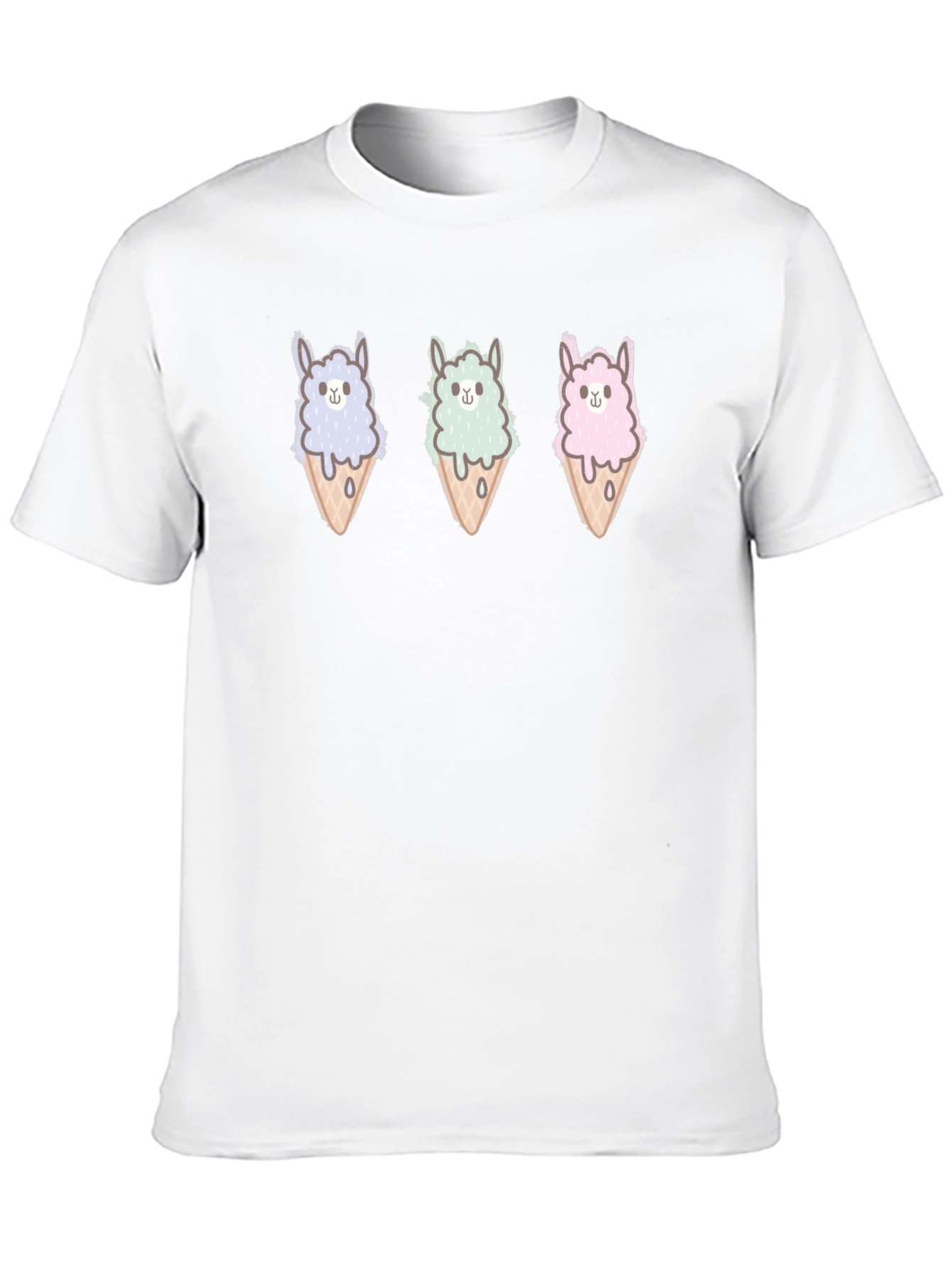Ice Cream Llama Graphic Tee