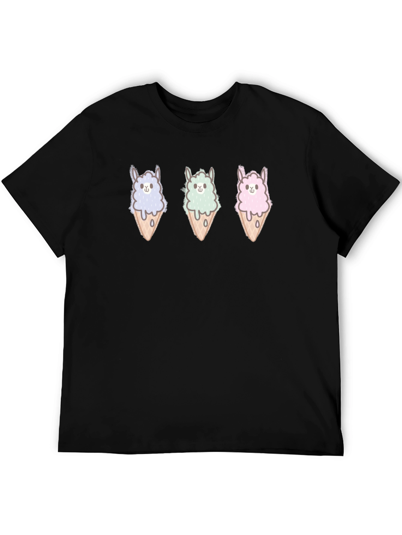 Ice Cream Llama Graphic Tee