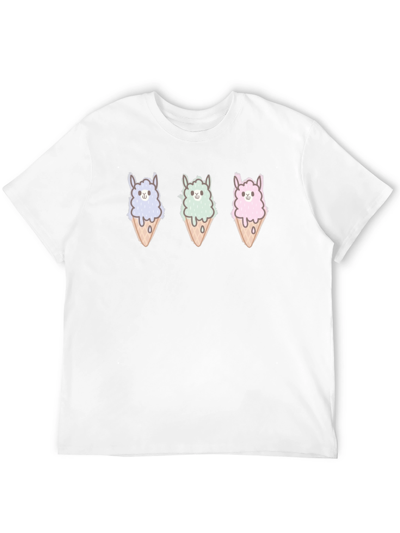 Ice Cream Llama Graphic Tee