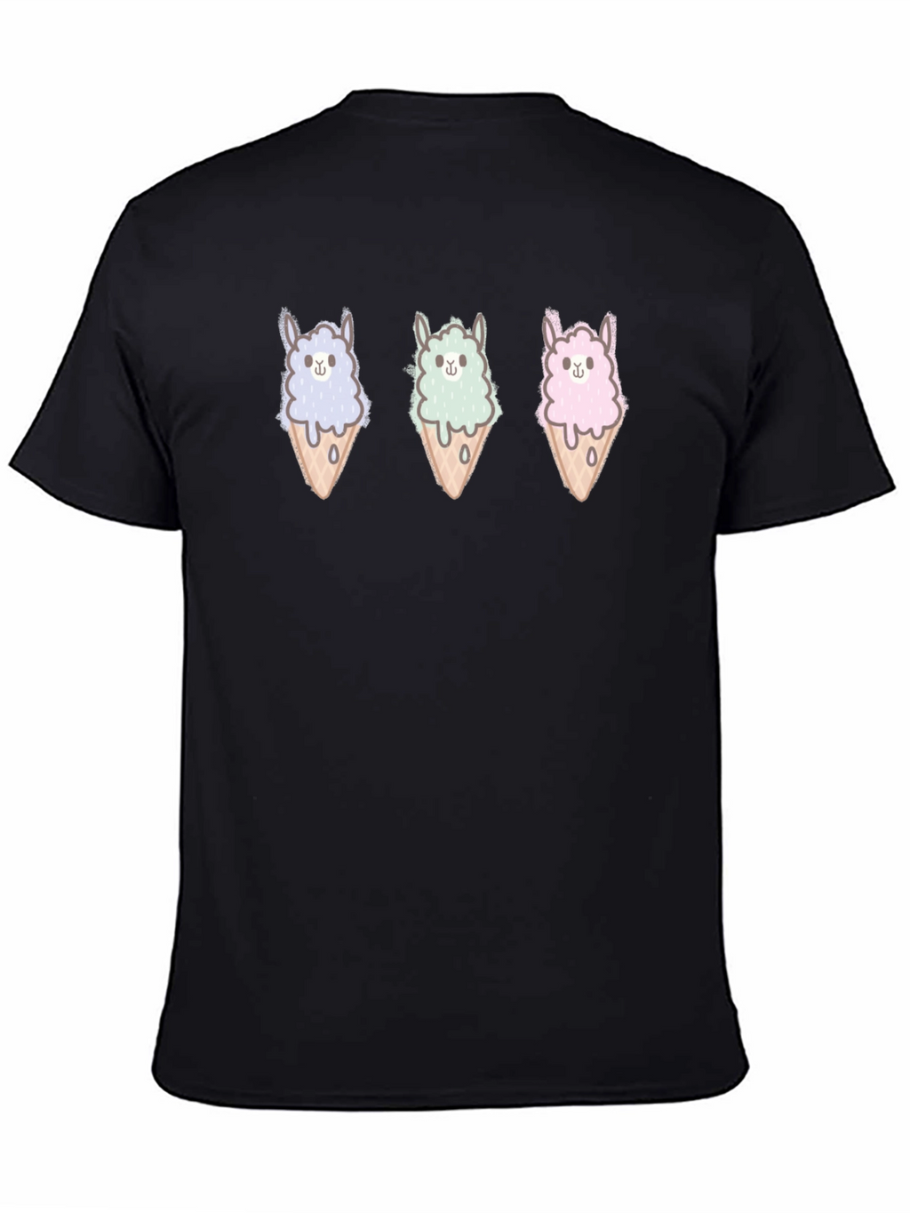 Ice Cream Llama Graphic Tee