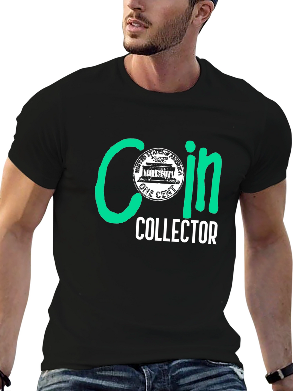 Coin Collector T-Shirt - Black