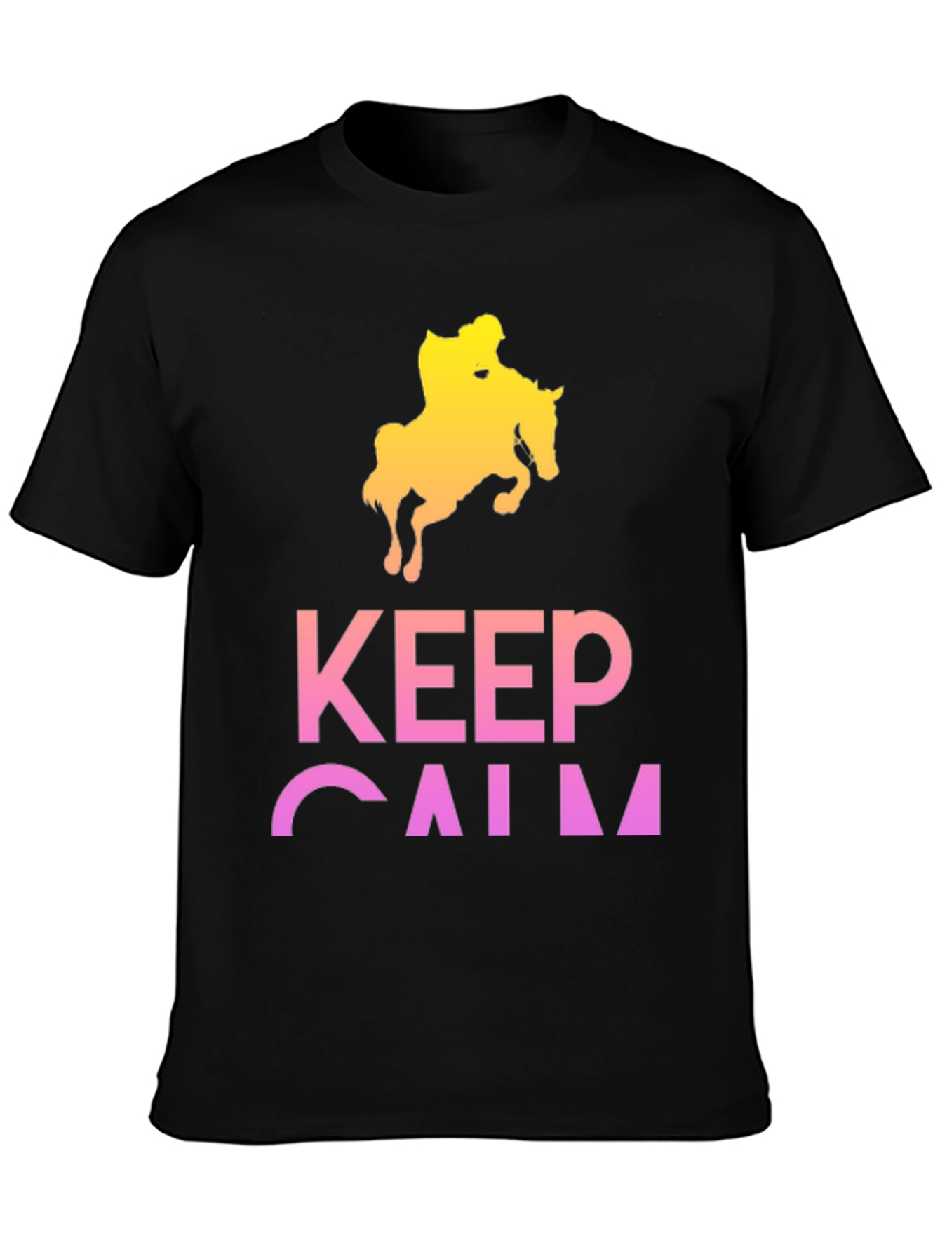 Keep Calm Equestrian T-Shirt - Horse Lover Tee
