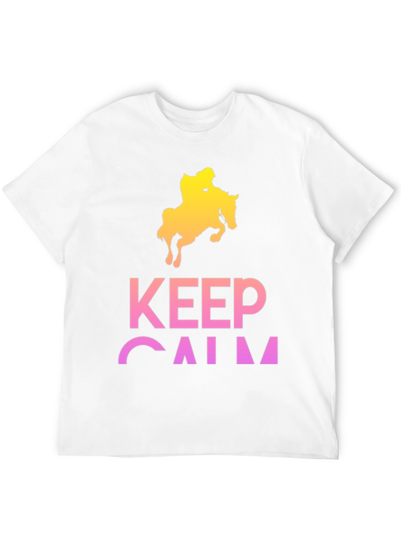 Keep Calm Equestrian T-Shirt - Horse Lover Tee
