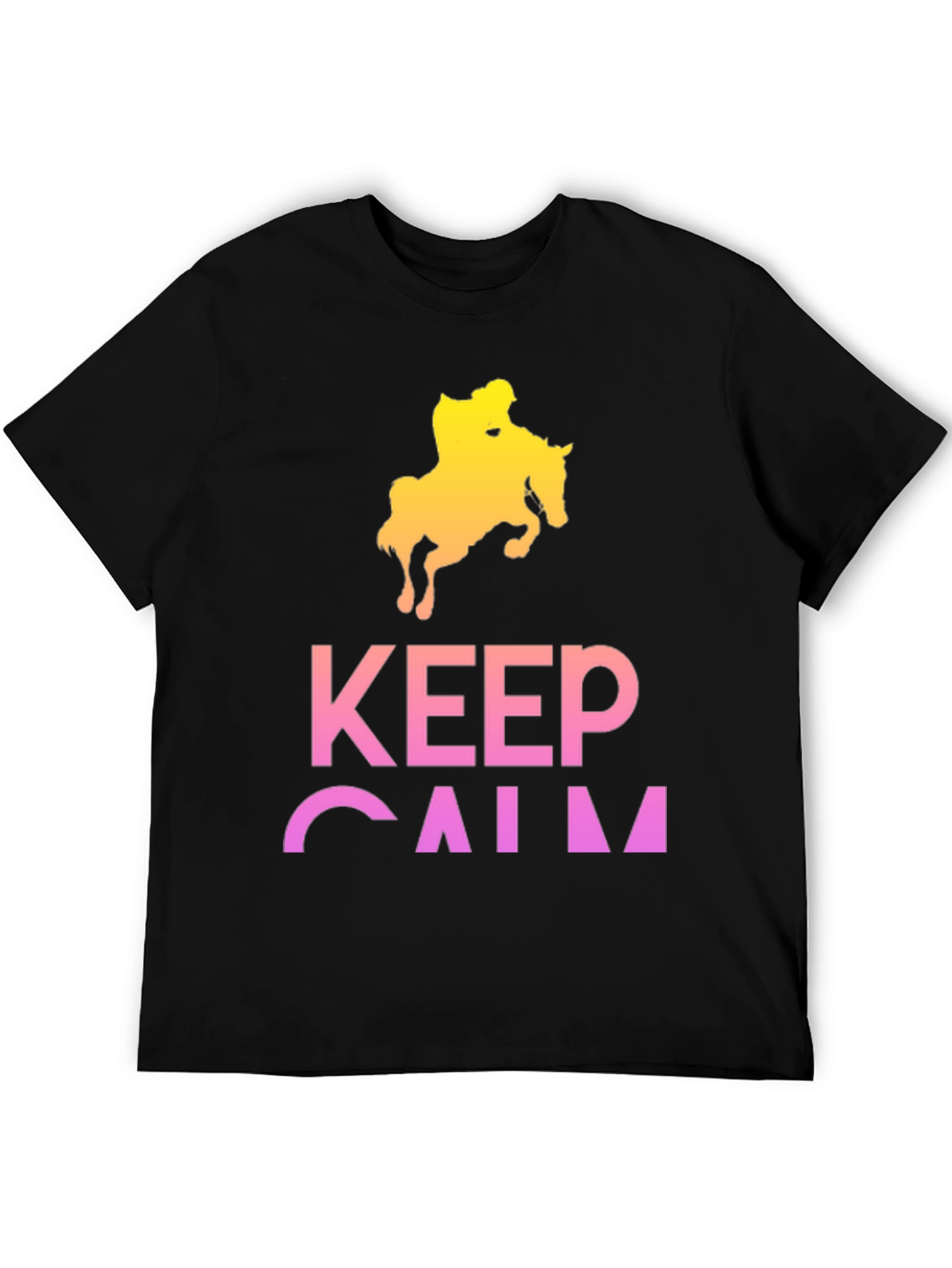 Keep Calm Equestrian T-Shirt - Horse Lover Tee