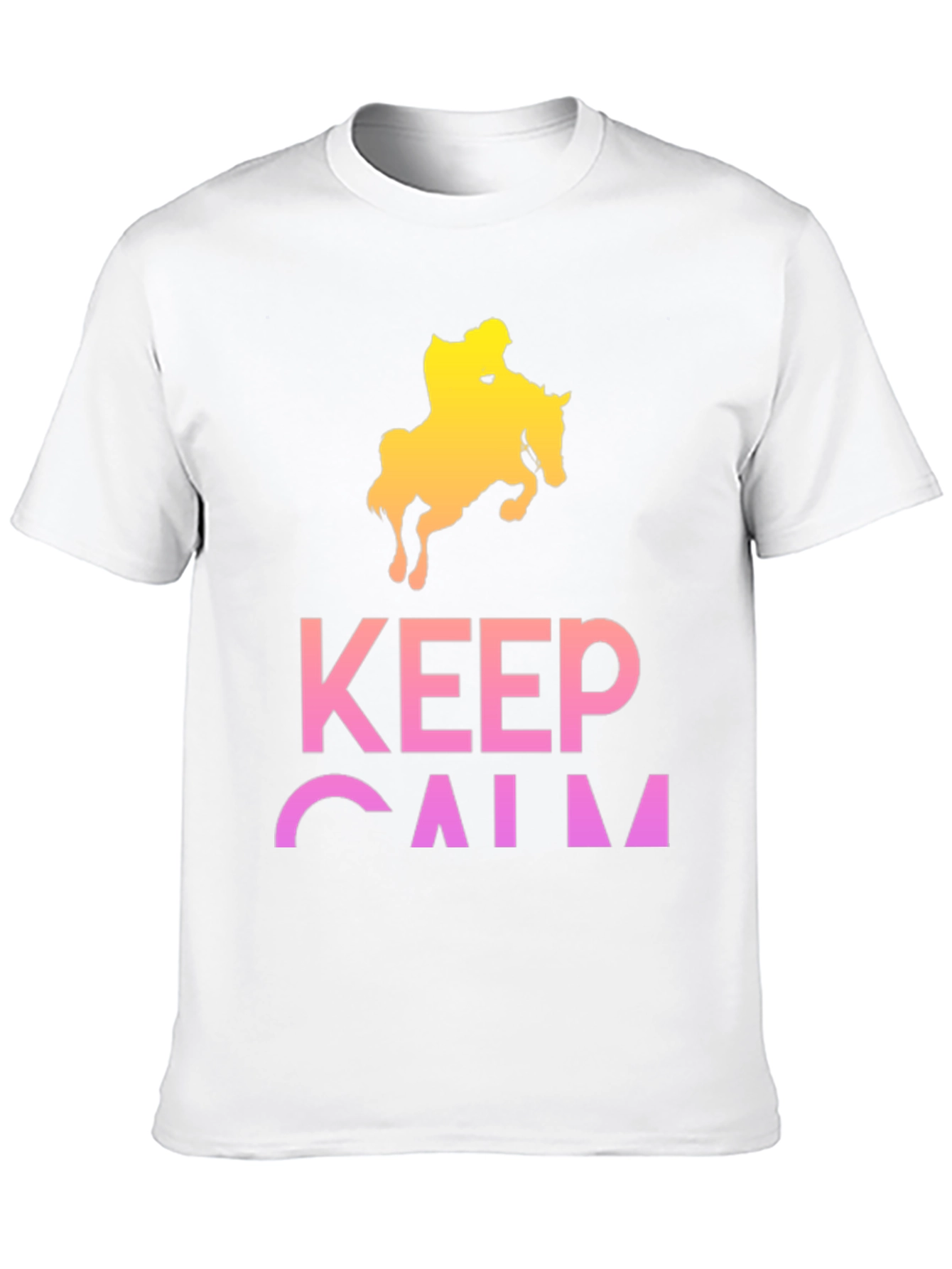 Keep Calm Equestrian T-Shirt - Horse Lover Tee