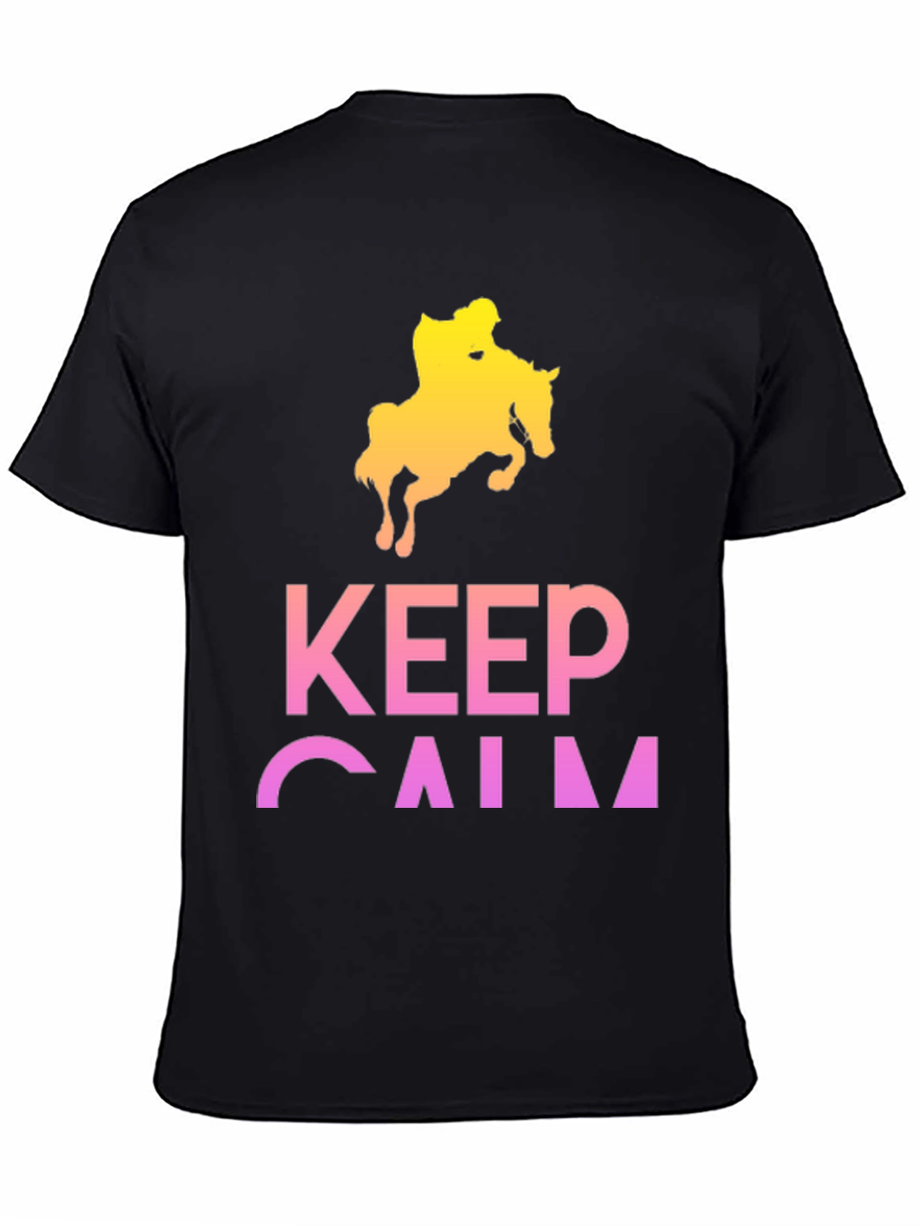 Keep Calm Equestrian T-Shirt - Horse Lover Tee