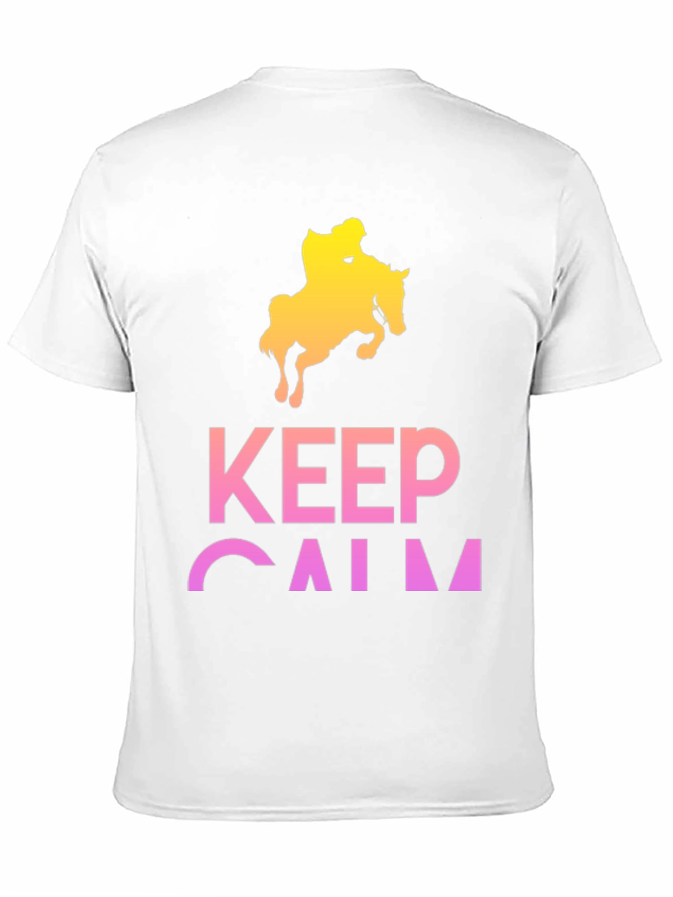 Keep Calm Equestrian T-Shirt - Horse Lover Tee