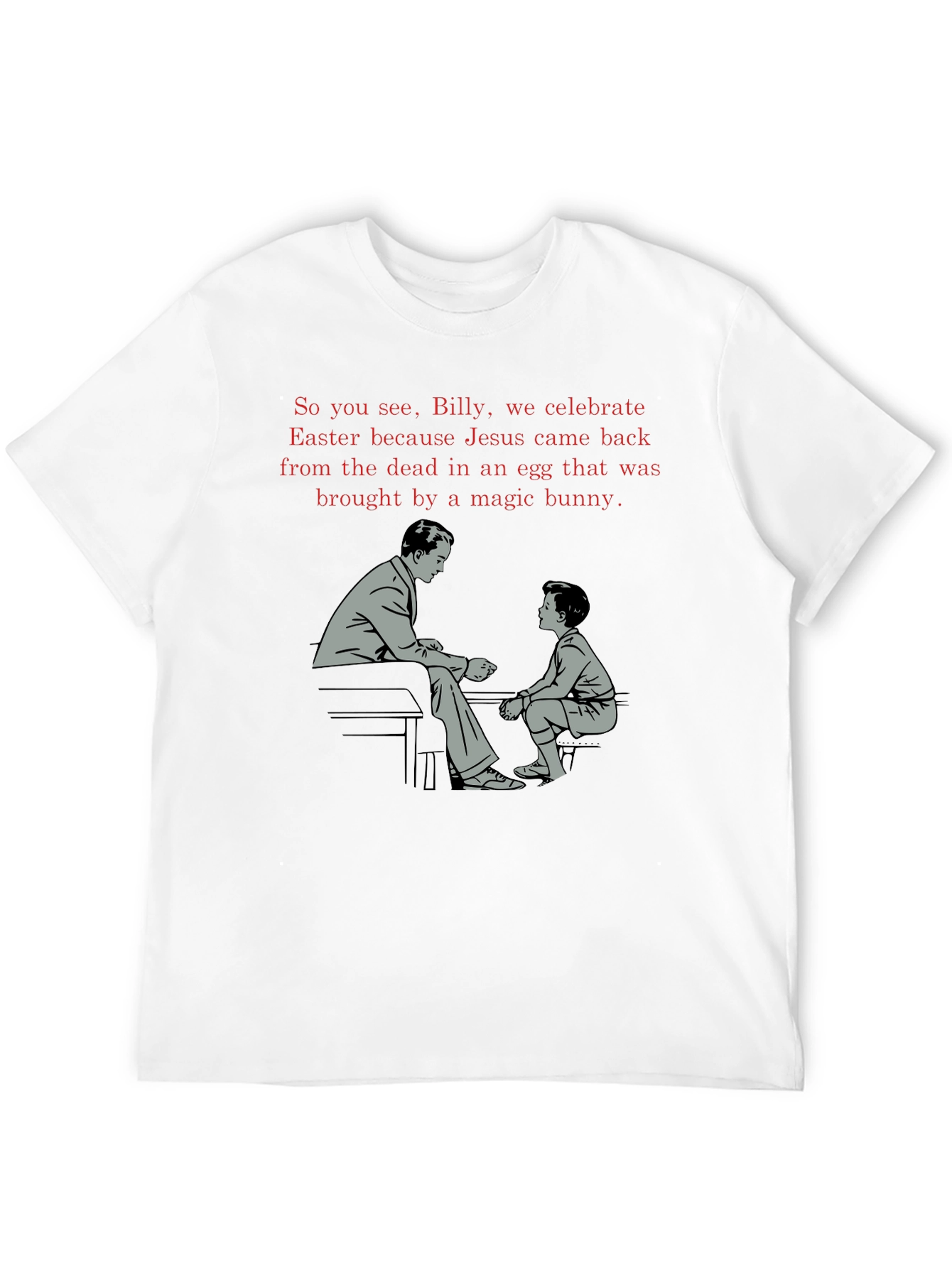 Funny Easter T-Shirt - Jesus in an Egg