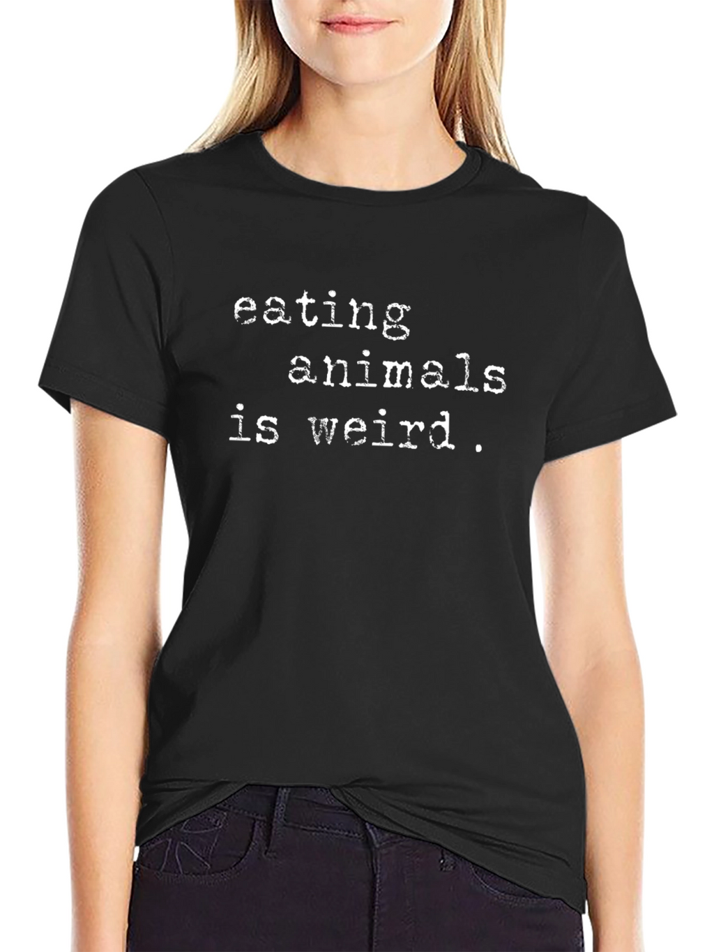Eating Animals Is Weird Graphic Tee
