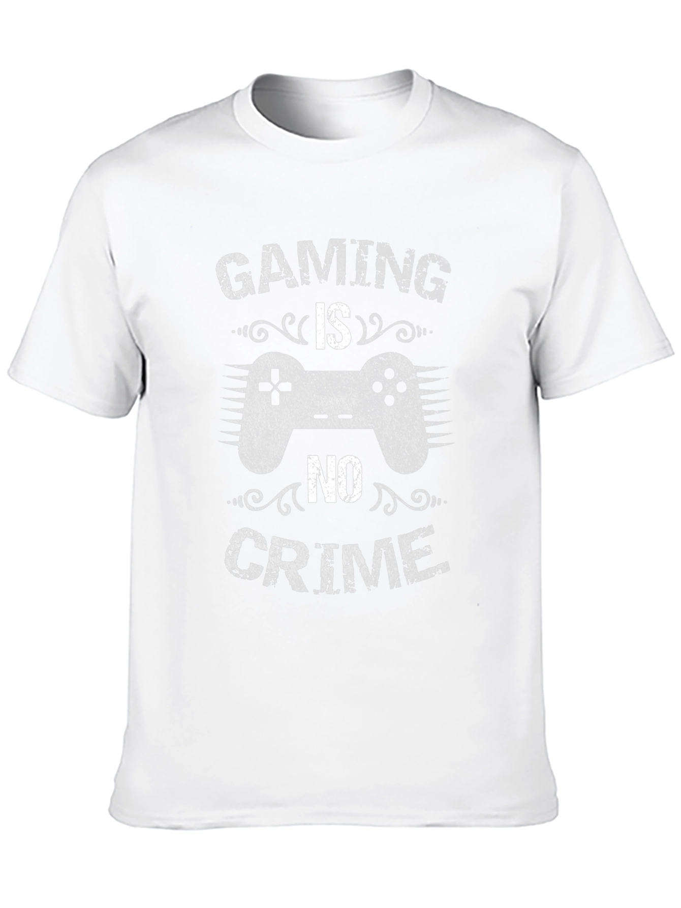Gaming is No Crime Black T-Shirt