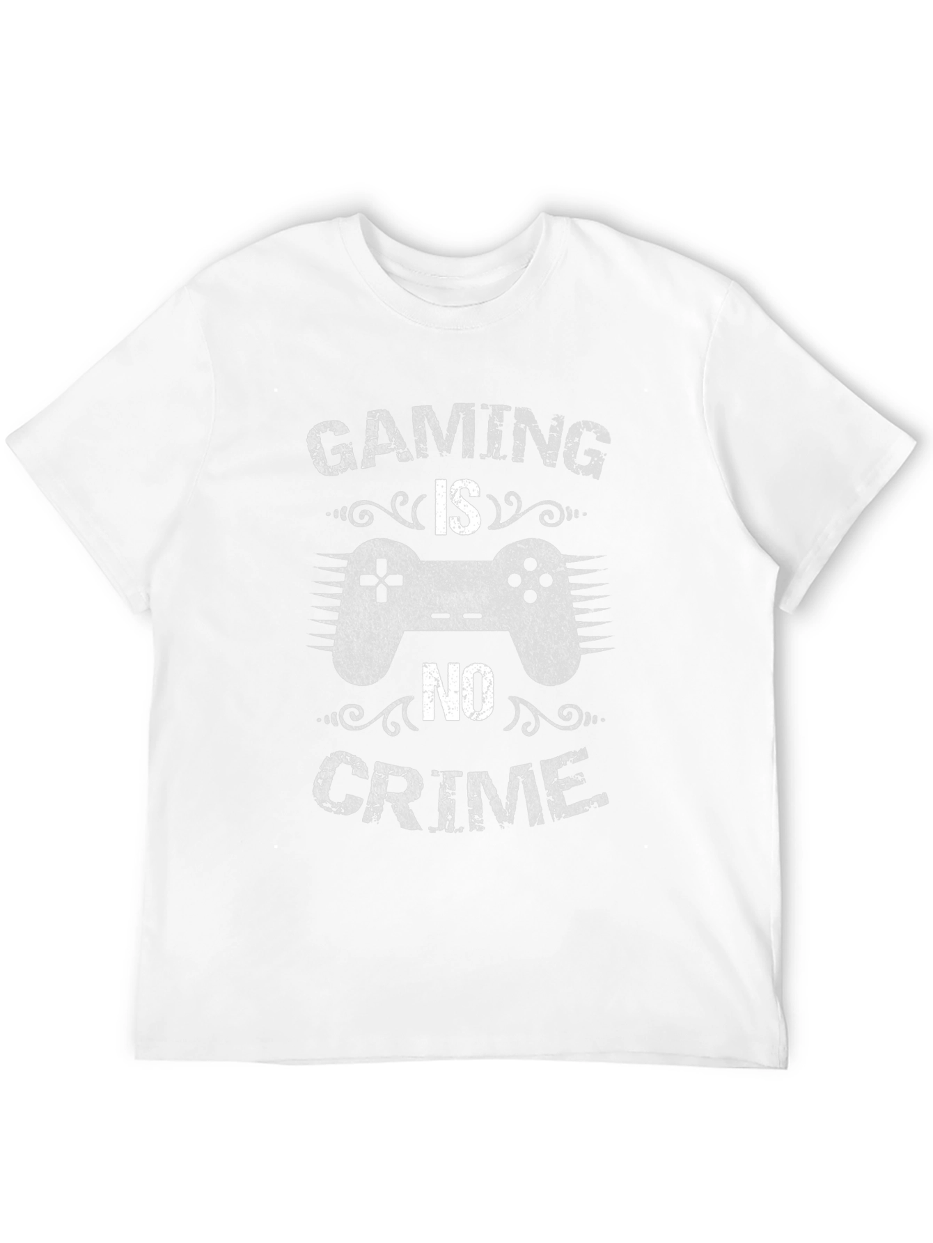 Gaming is No Crime Black T-Shirt