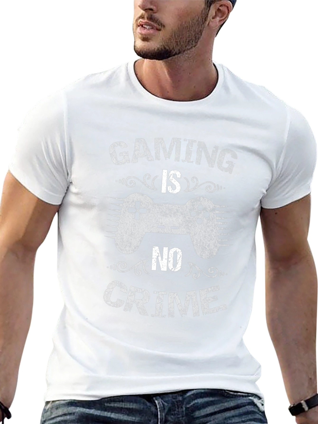 Gaming is No Crime Black T-Shirt