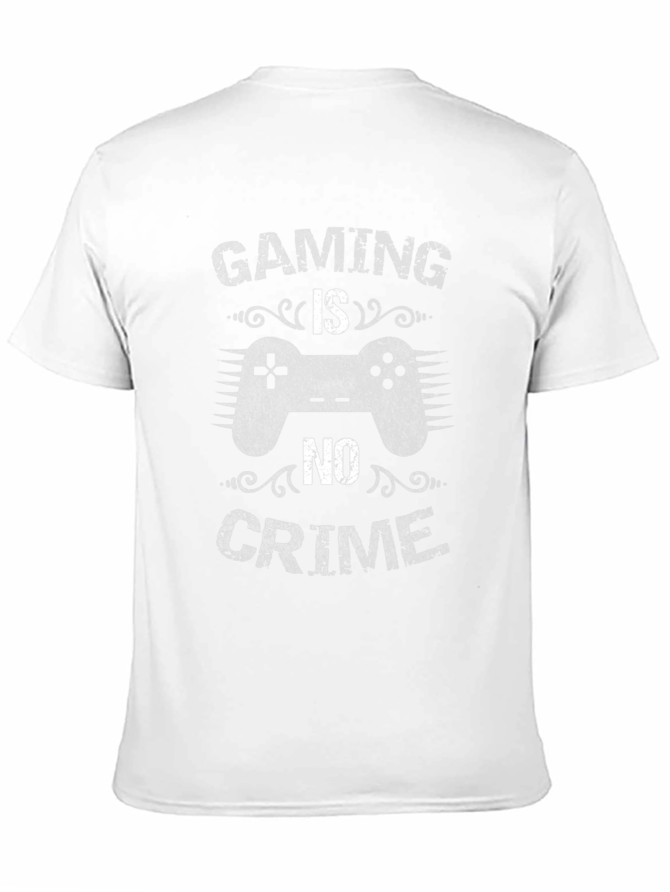 Gaming is No Crime Black T-Shirt