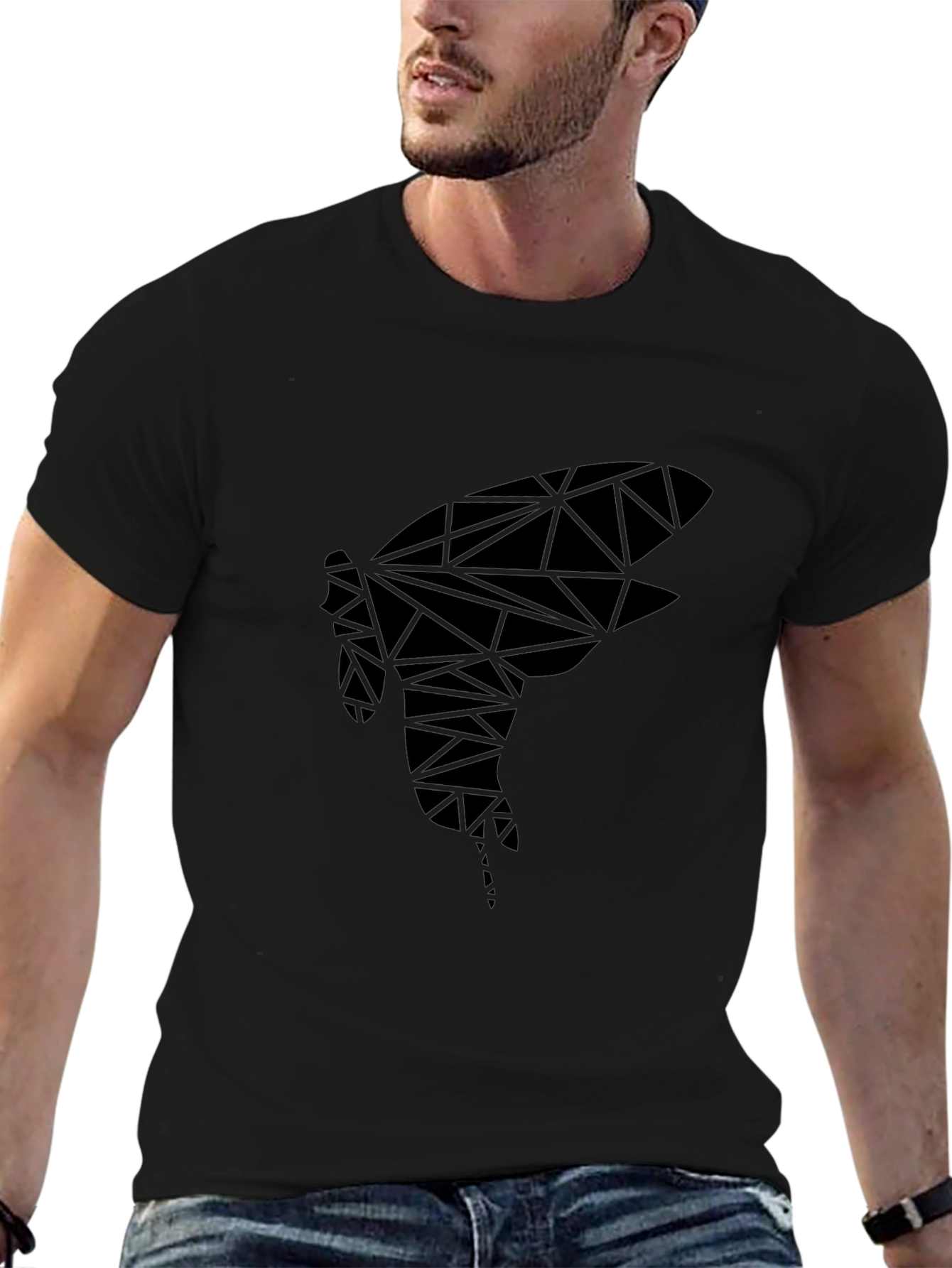 Geometric Insect Graphic Tee