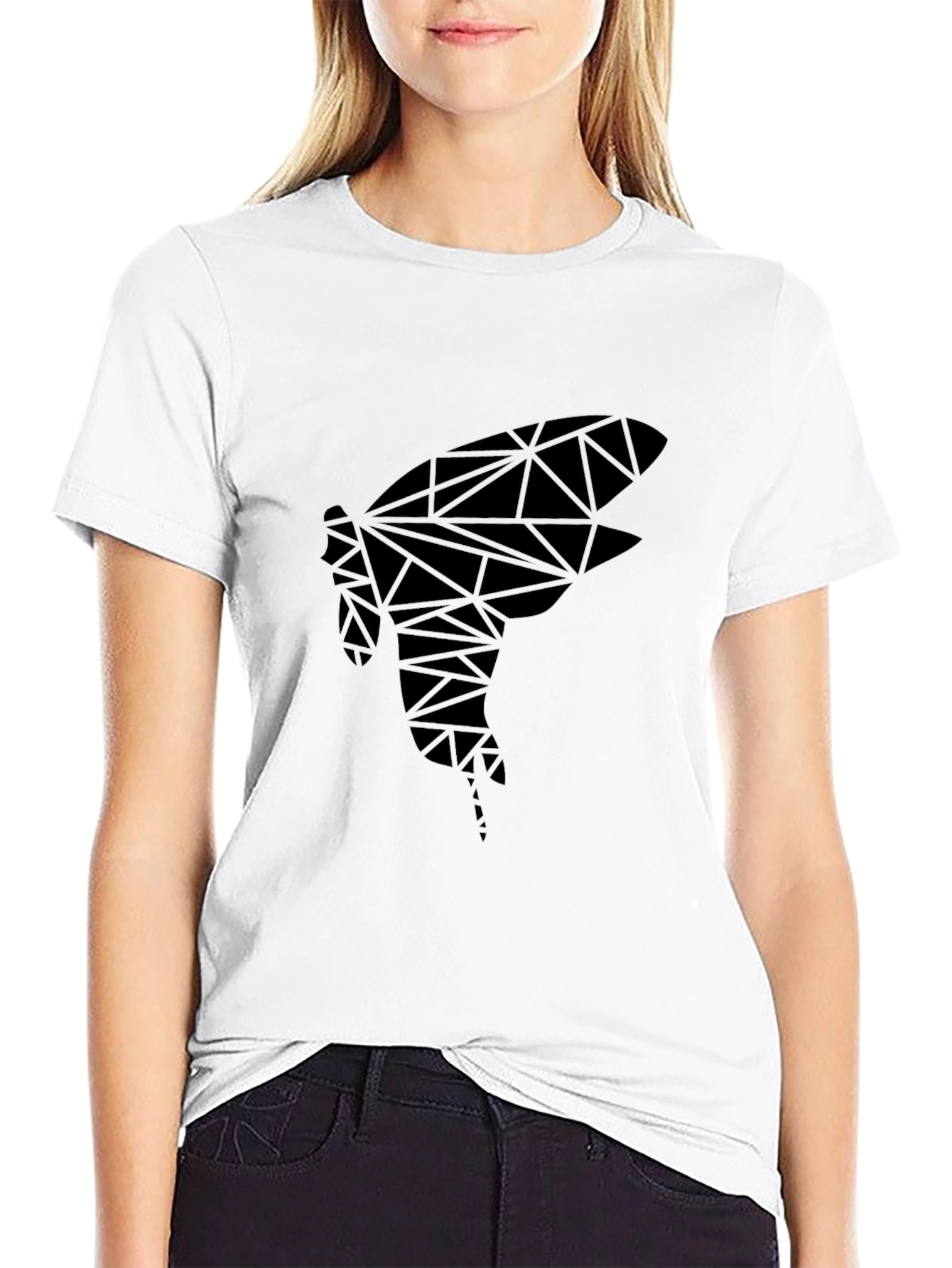 Geometric Insect Graphic Tee
