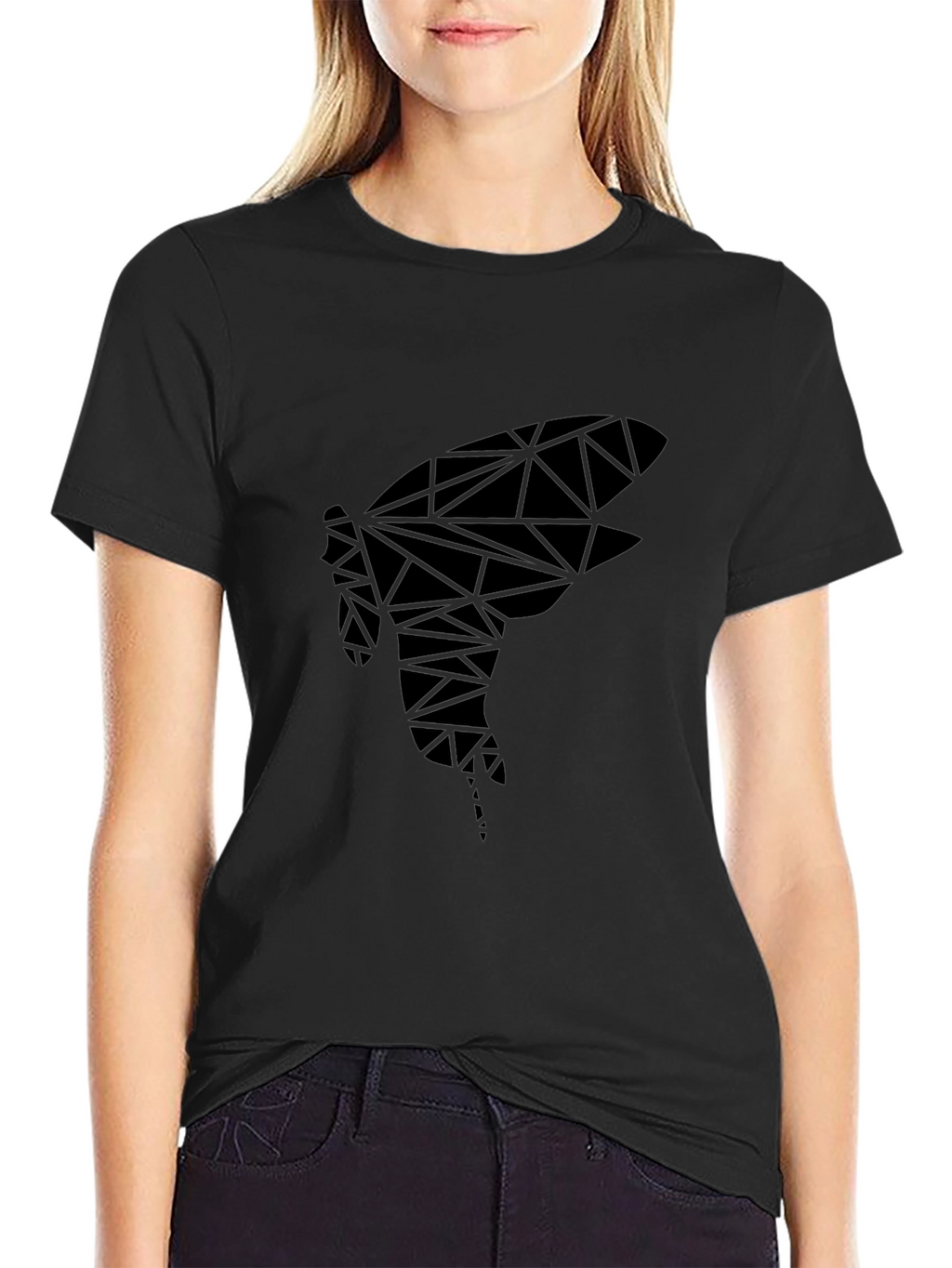 Geometric Insect Graphic Tee