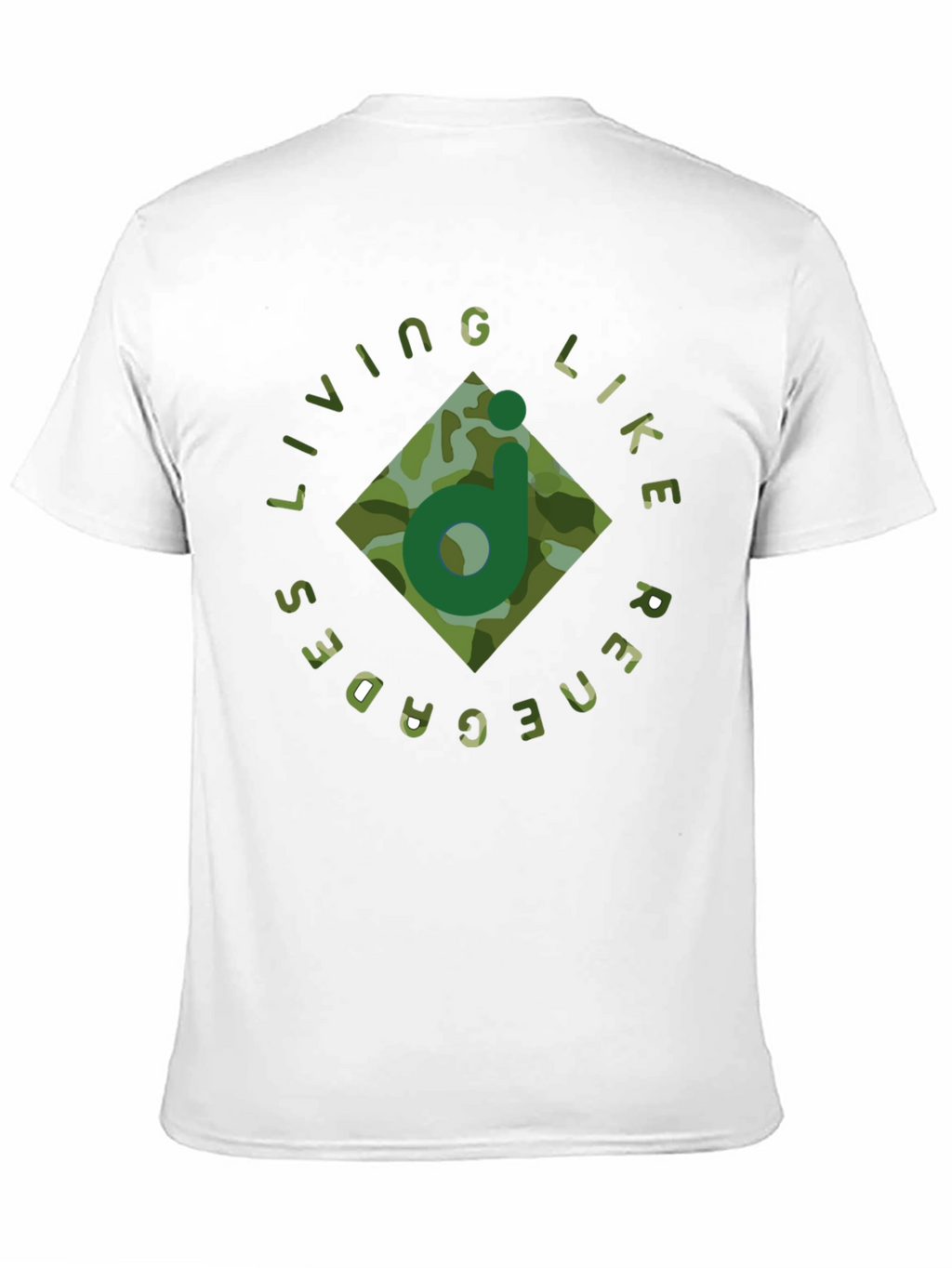 Living Like Renegades Black Graphic Tee