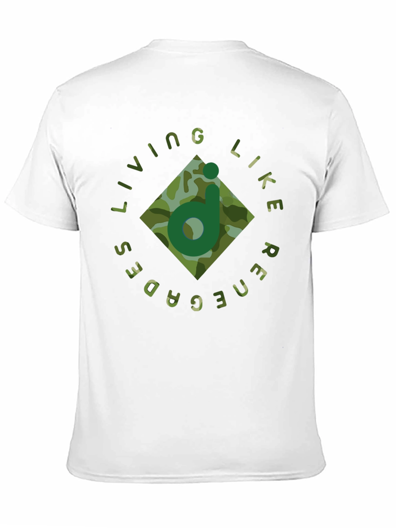 Living Like Renegades Black Graphic Tee