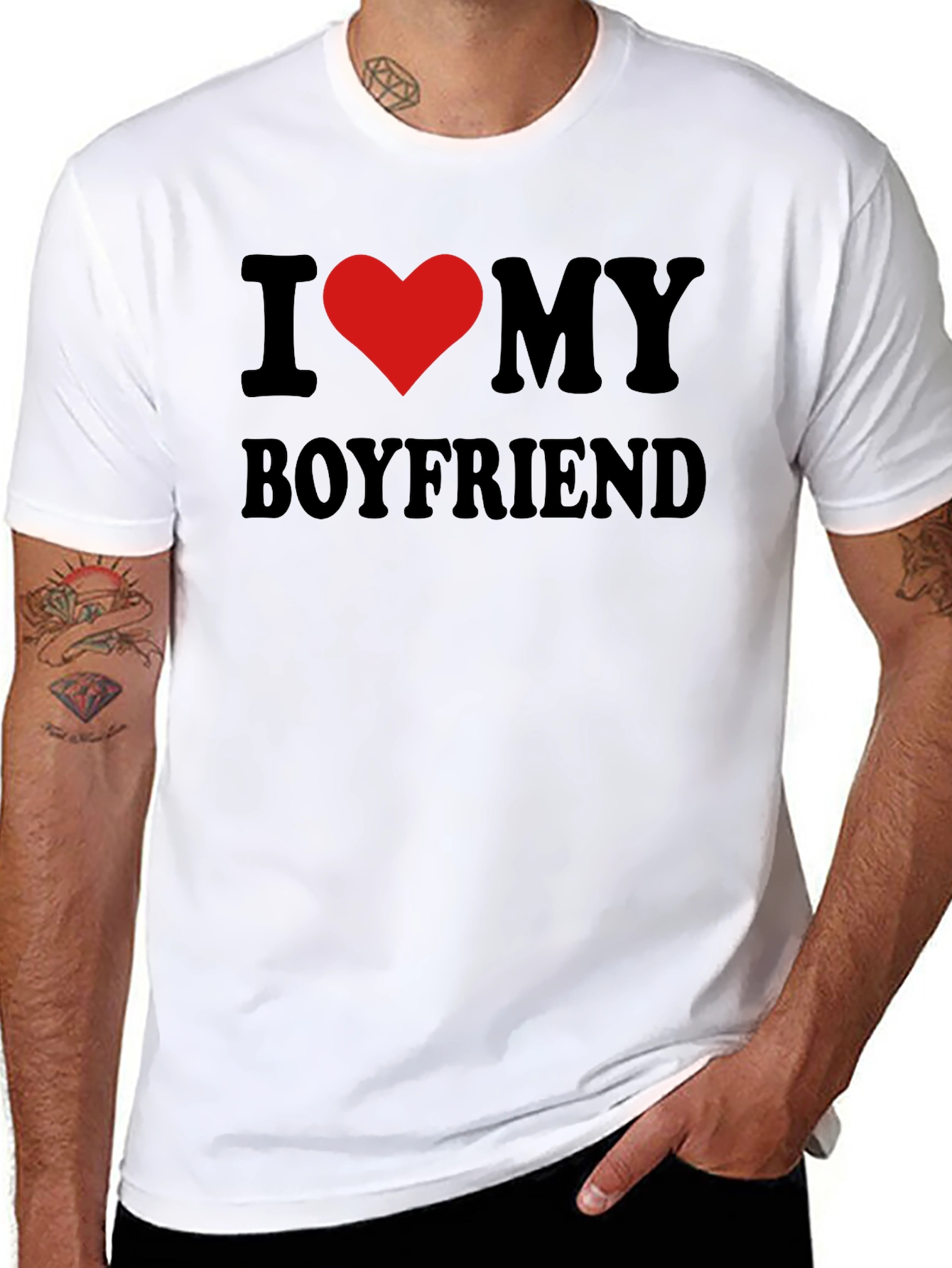 I Heart My Boyfriend Tee - Love Gift