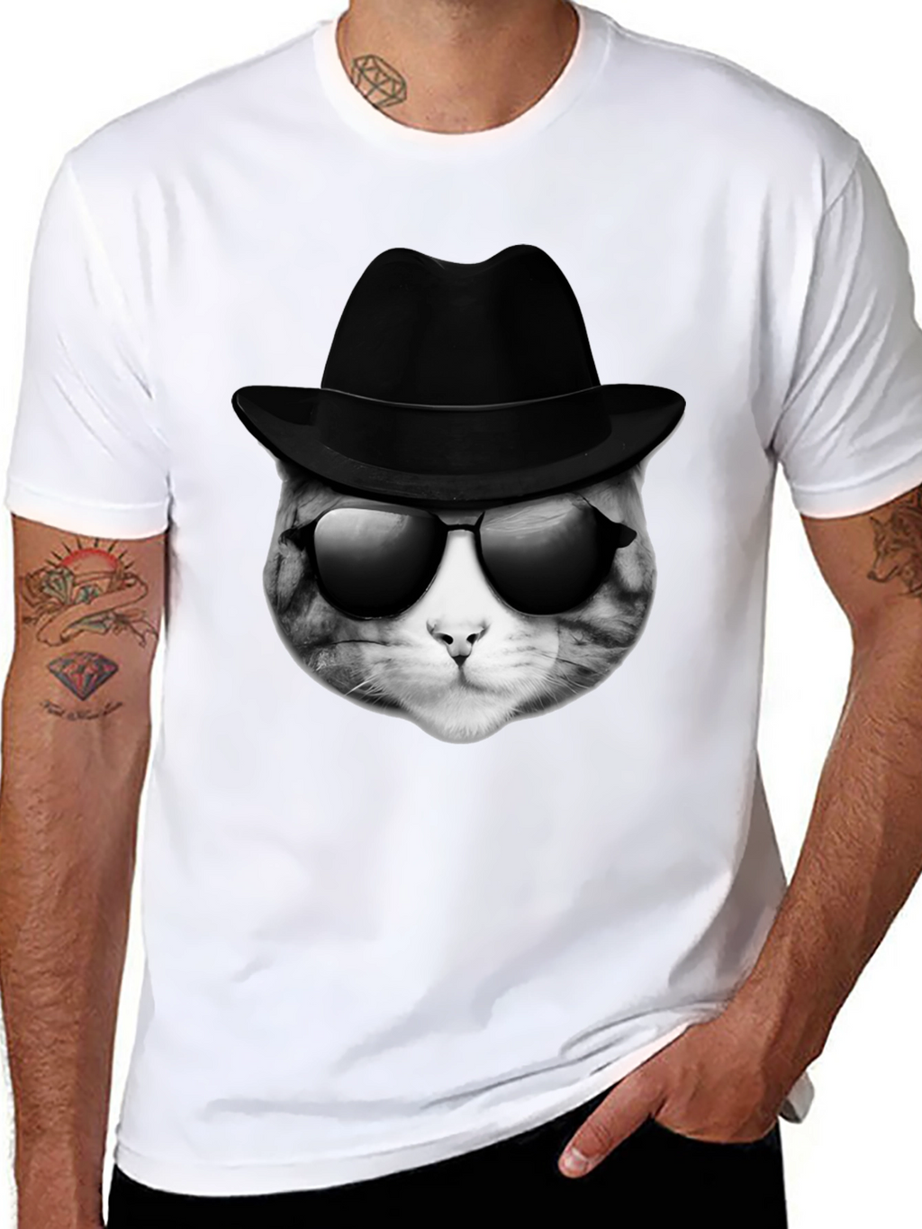 Cool Cat Detective T-Shirt