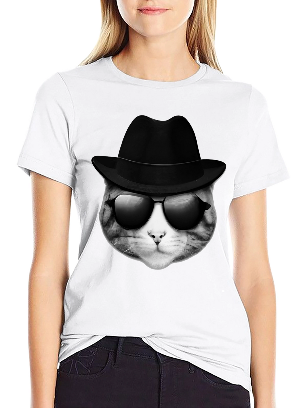 Cool Cat Detective T-Shirt