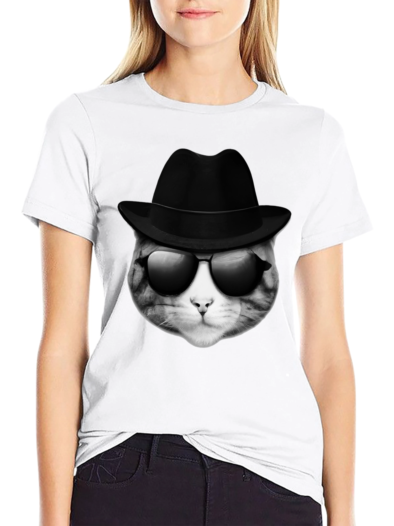 Cool Cat Detective T-Shirt