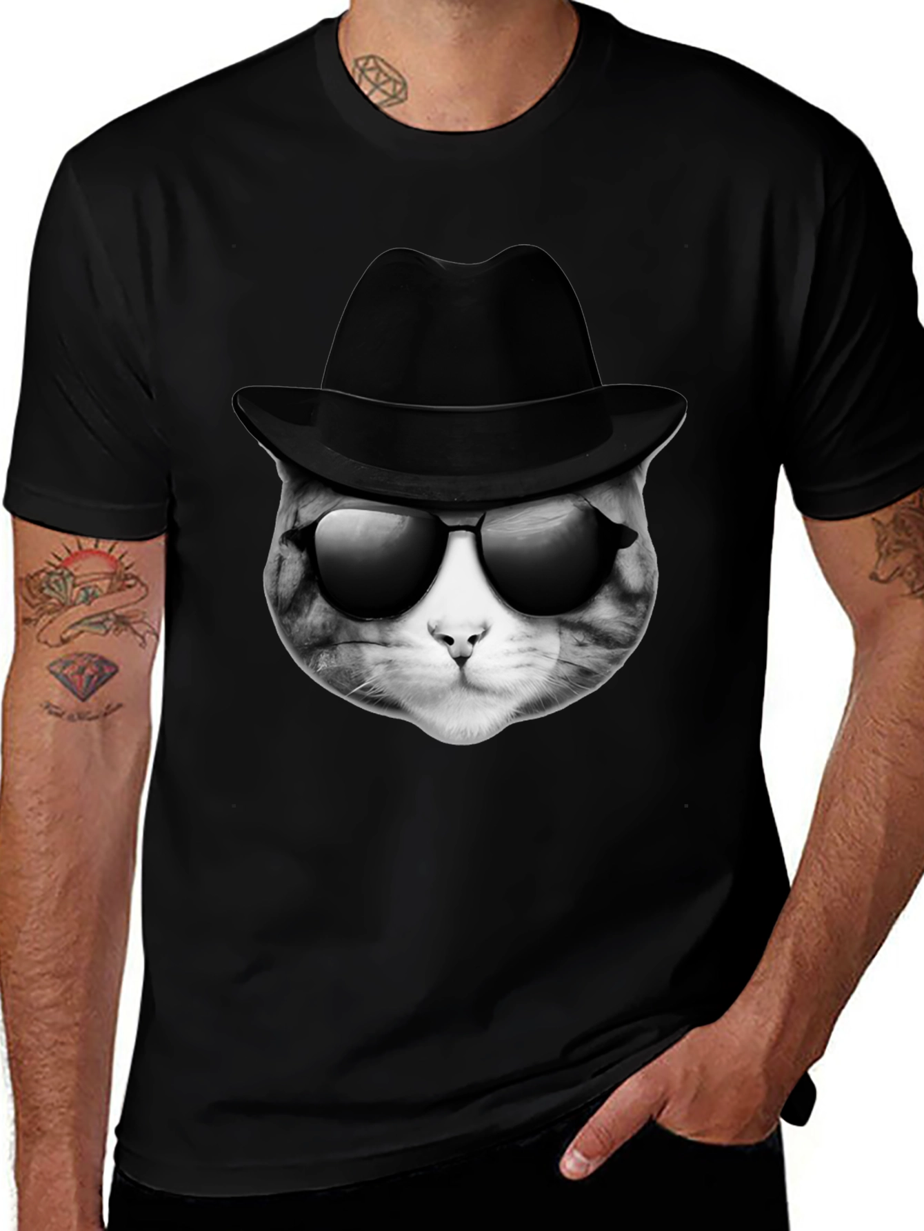 Cool Cat Detective T-Shirt