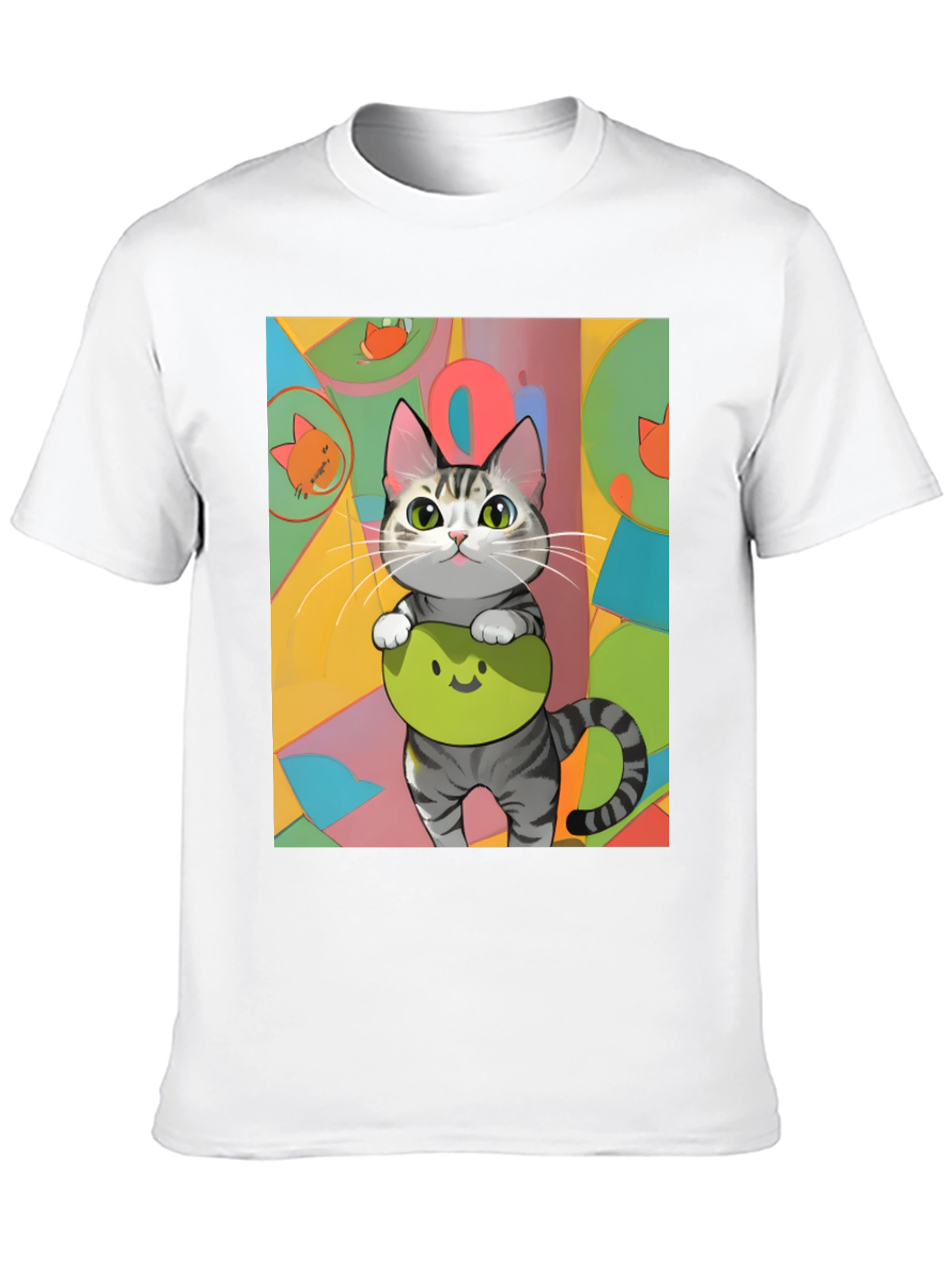 Cat Graphic Tee - Cute & Comfy Black T-Shirt