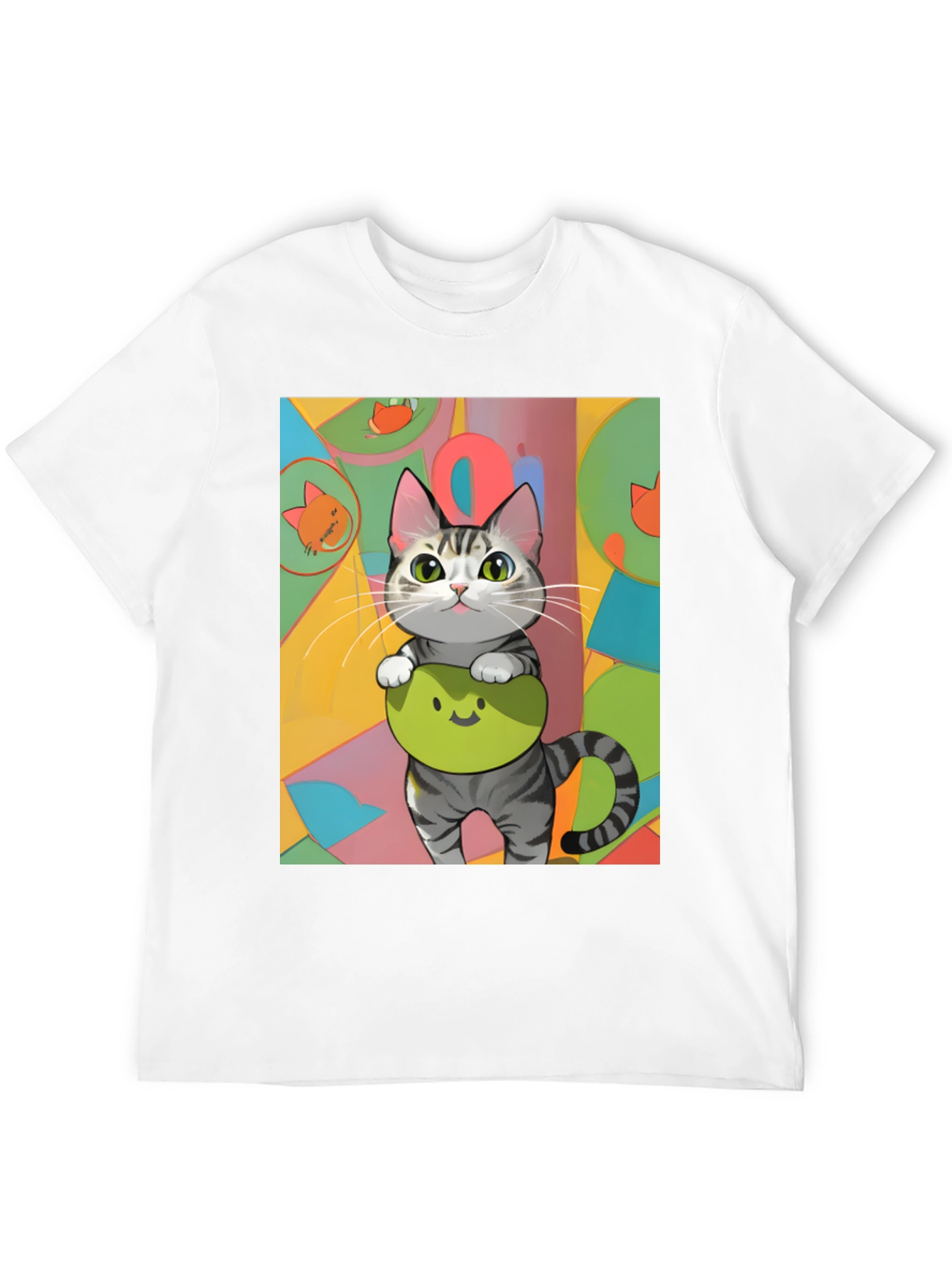 Cat Graphic Tee - Cute & Comfy Black T-Shirt