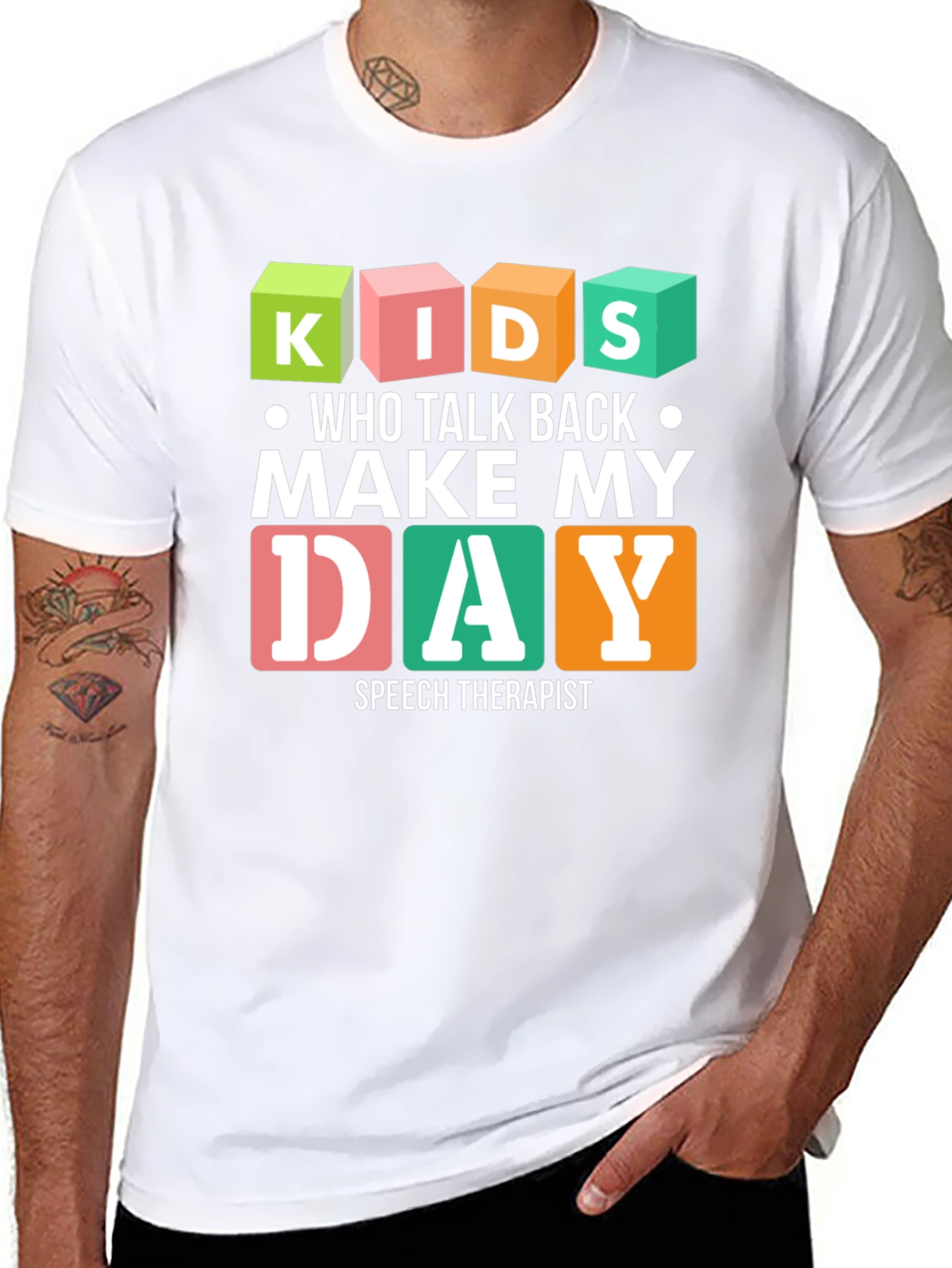 Kids Who Talk Back Make My Day Speech Therapist T-Shirt