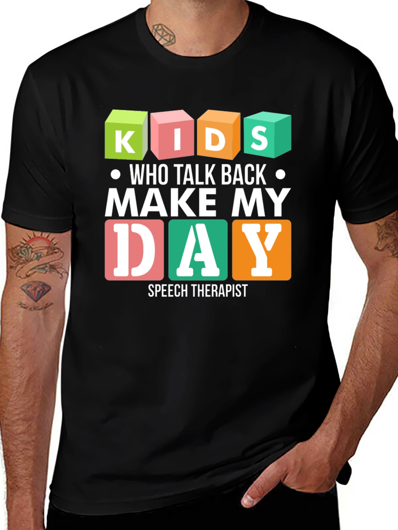 Kids Who Talk Back Make My Day Speech Therapist T-Shirt