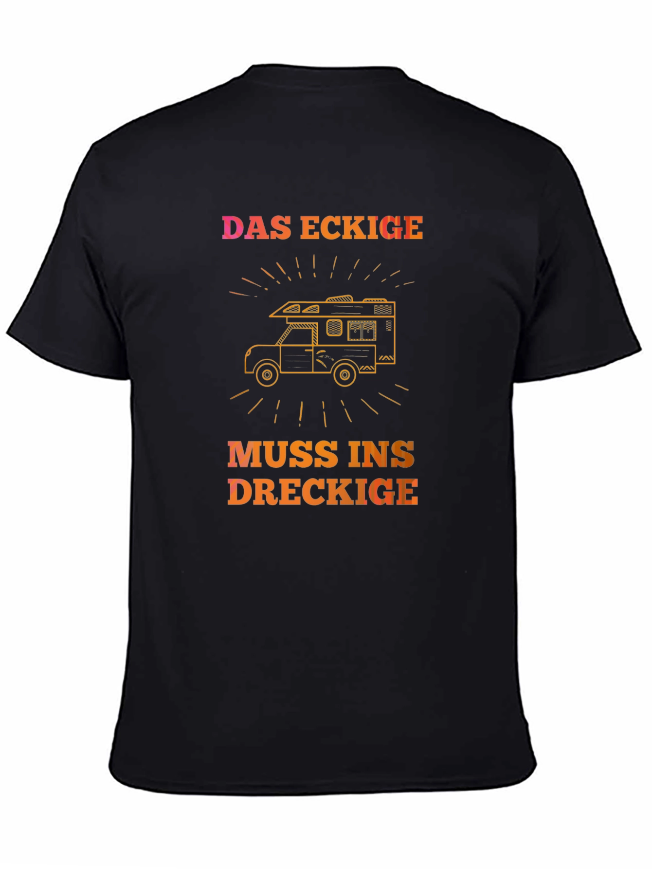 DAS ECKIGE Camping T-Shirt - Adventure Awaits!