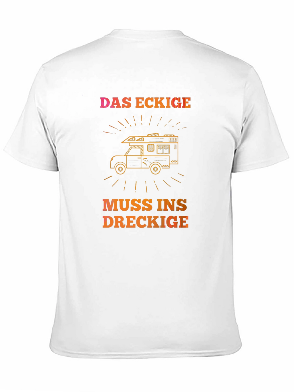 DAS ECKIGE Camping T-Shirt - Adventure Awaits!
