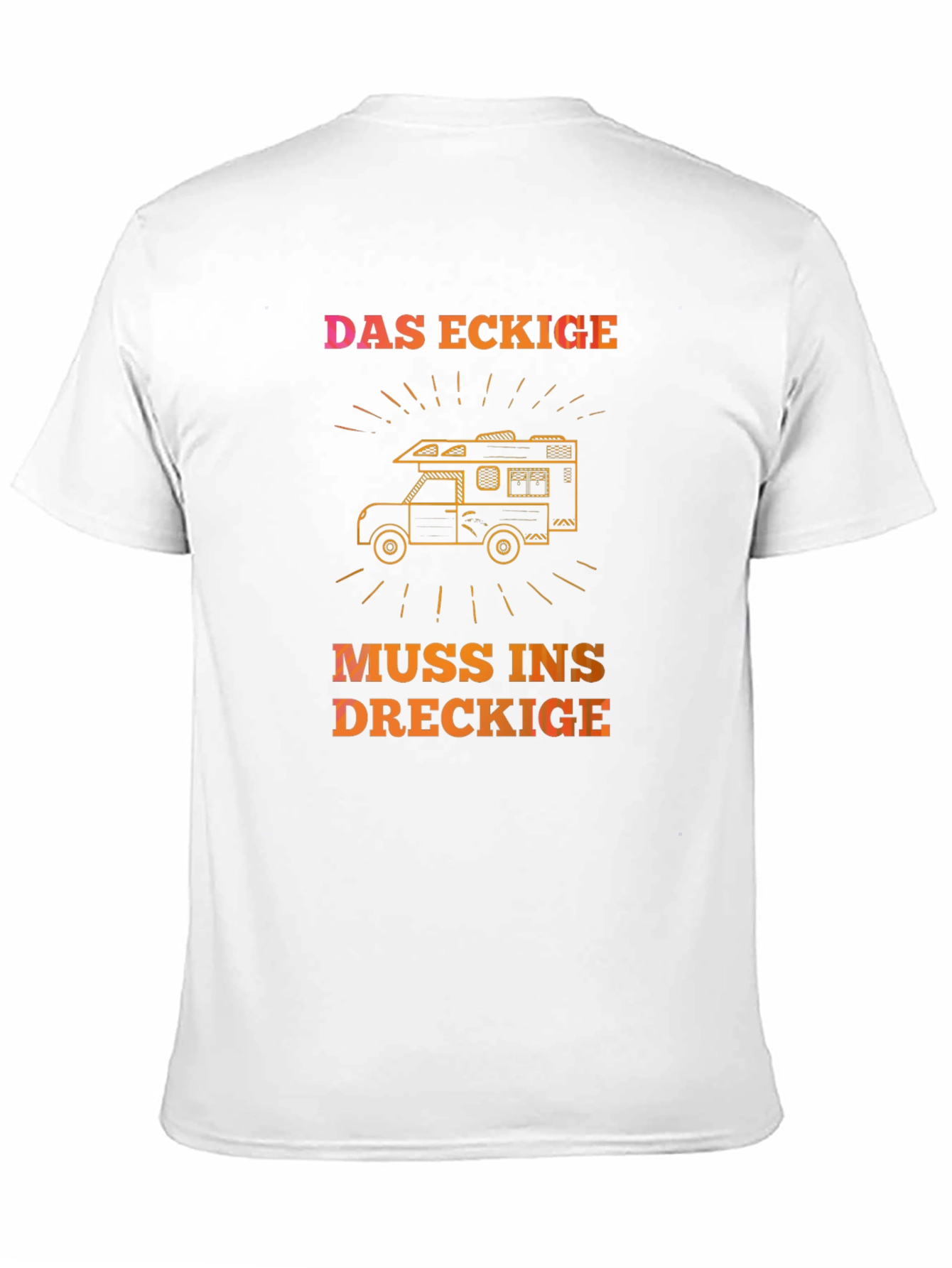 DAS ECKIGE Camping T-Shirt - Adventure Awaits!