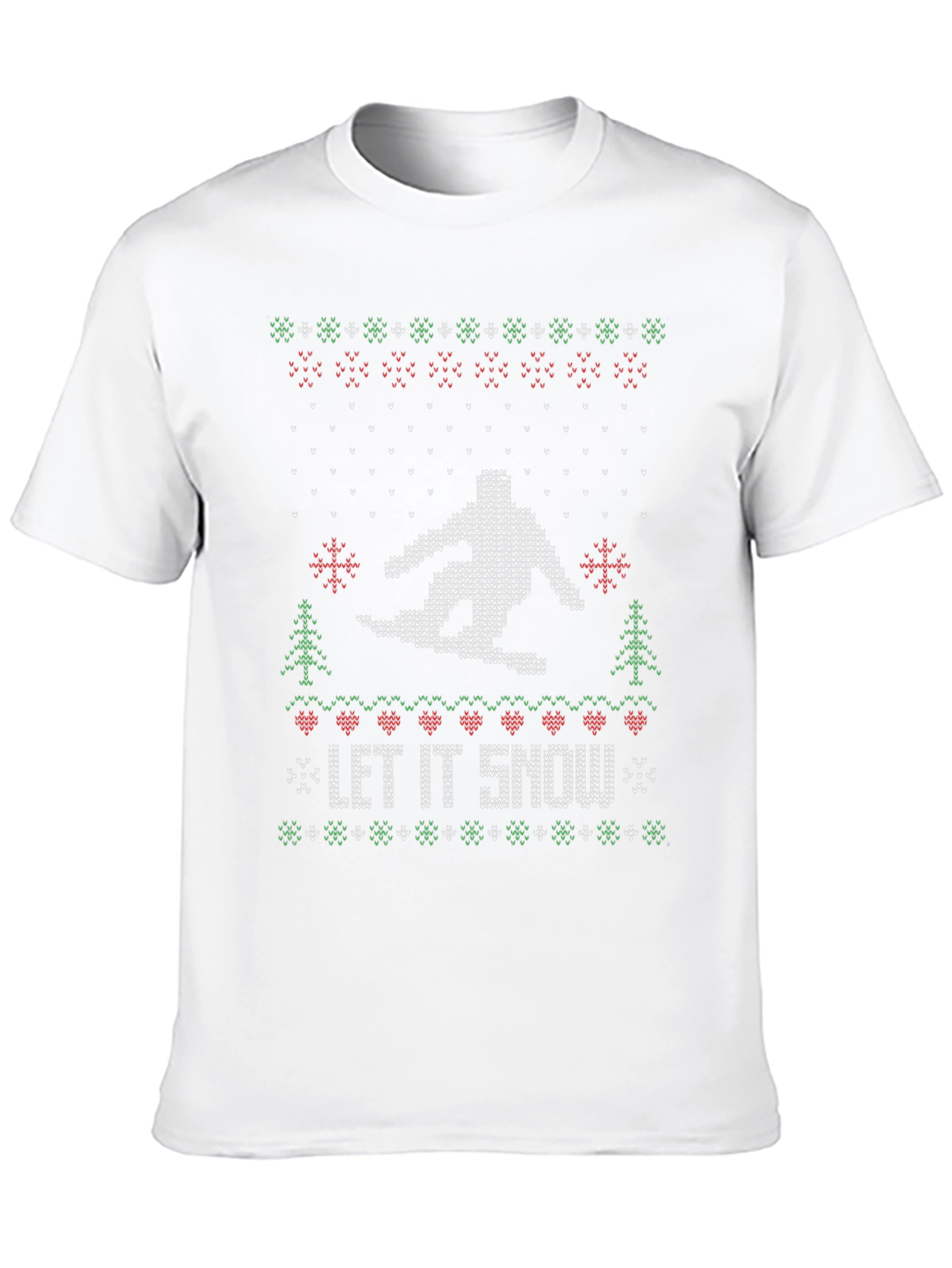 Let It Snow Ugly Christmas T-Shirt