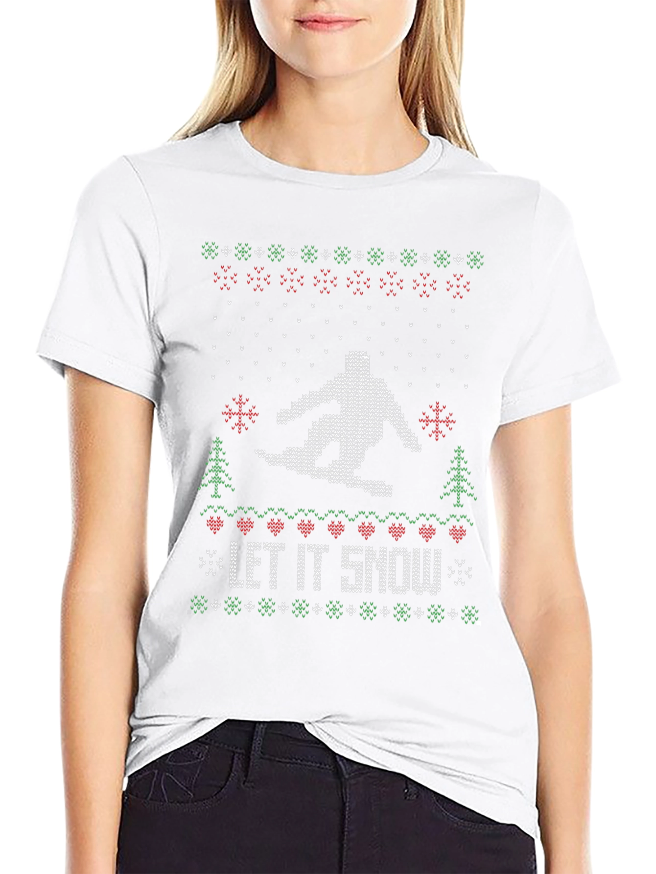Let It Snow Ugly Christmas T-Shirt