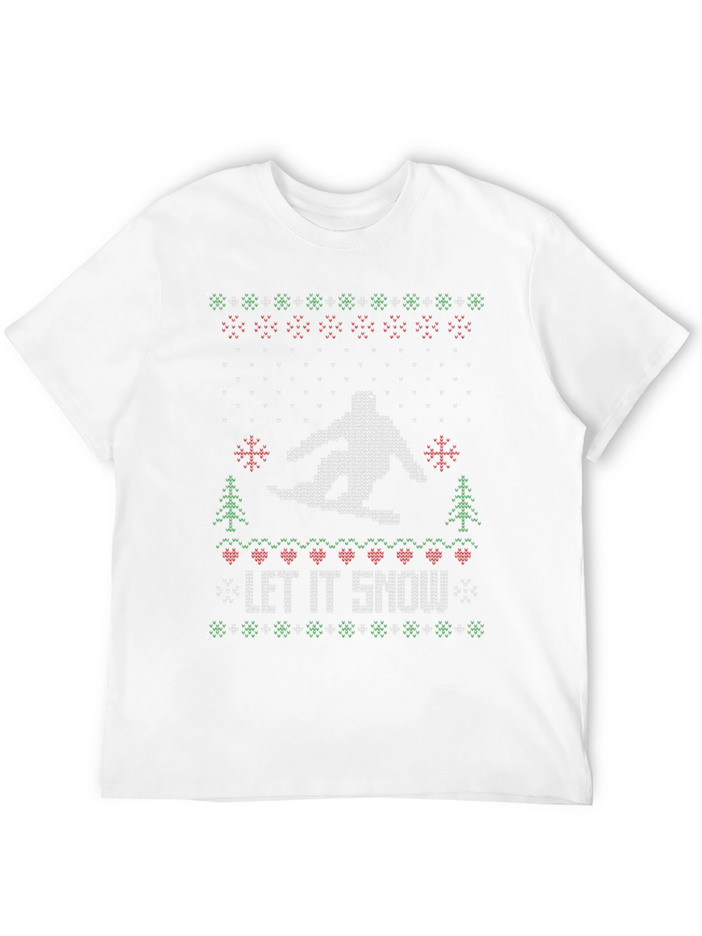 Let It Snow Ugly Christmas T-Shirt