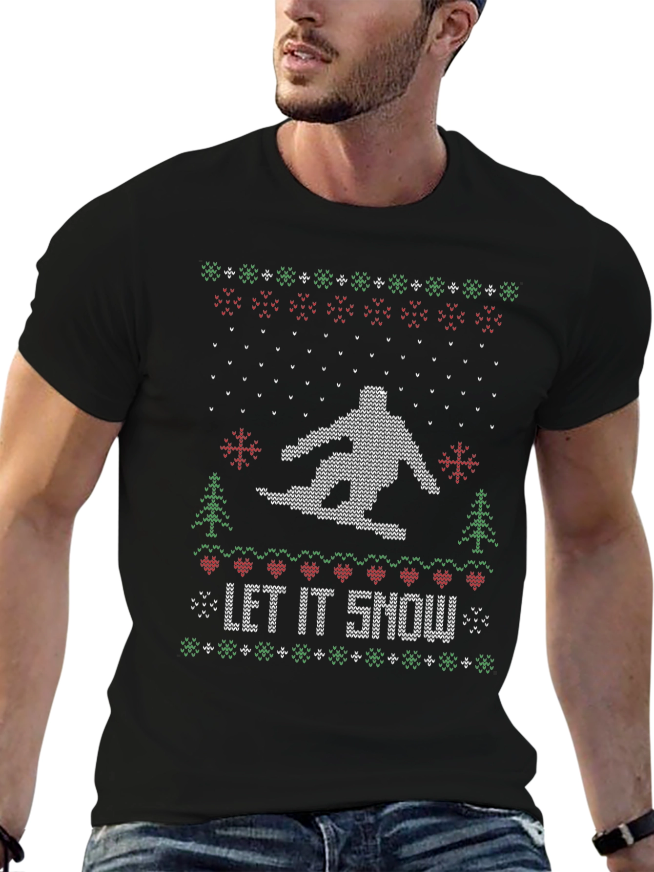 Let It Snow Ugly Christmas T-Shirt