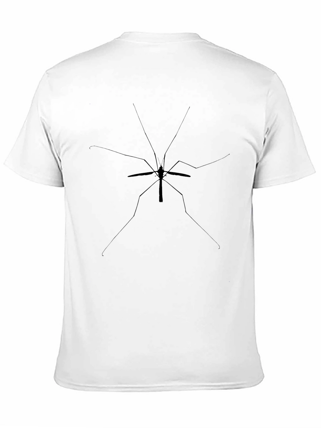 Minimalist Mosquito Graphic Black T-Shirt