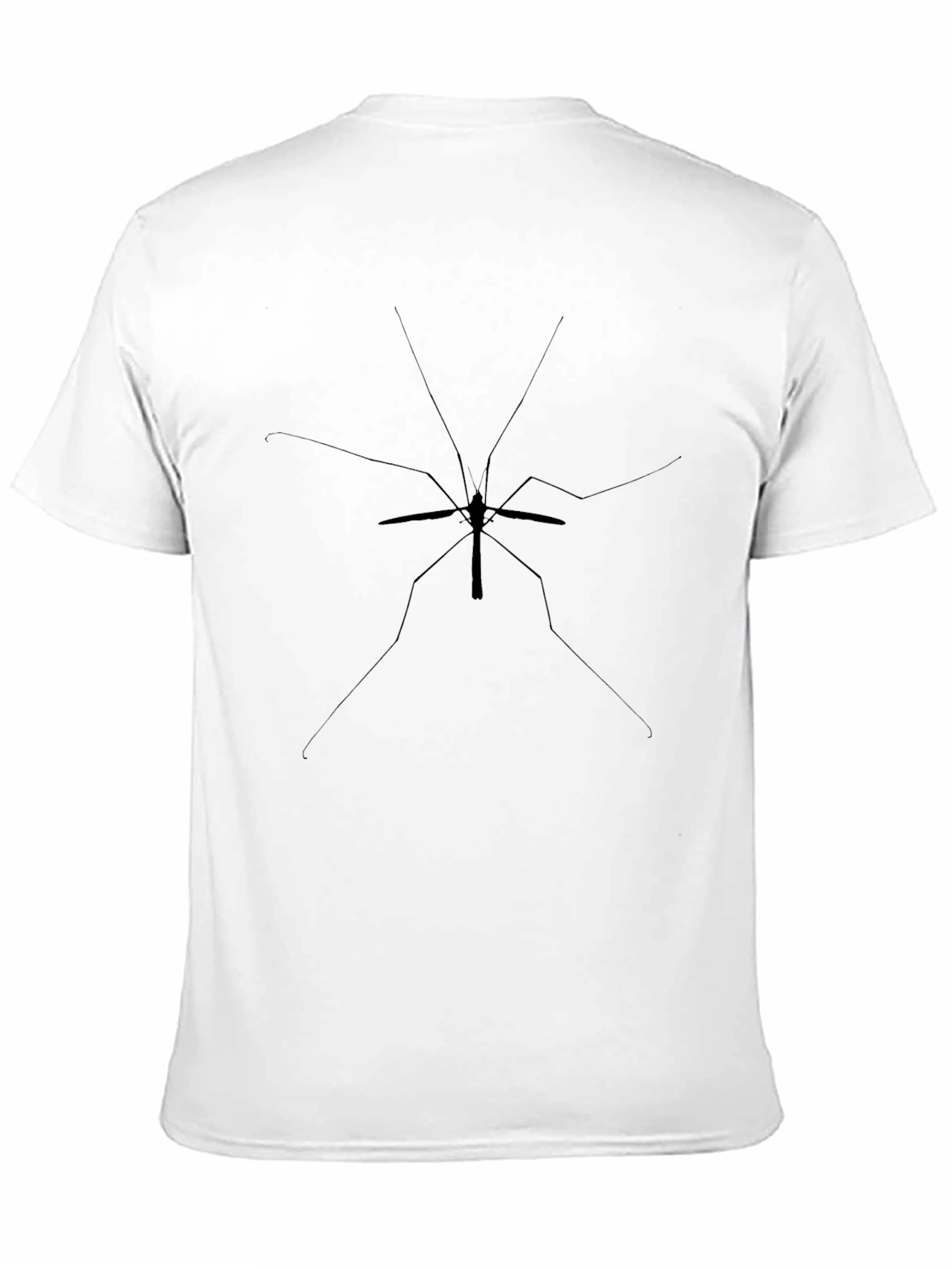 Minimalist Mosquito Graphic Black T-Shirt