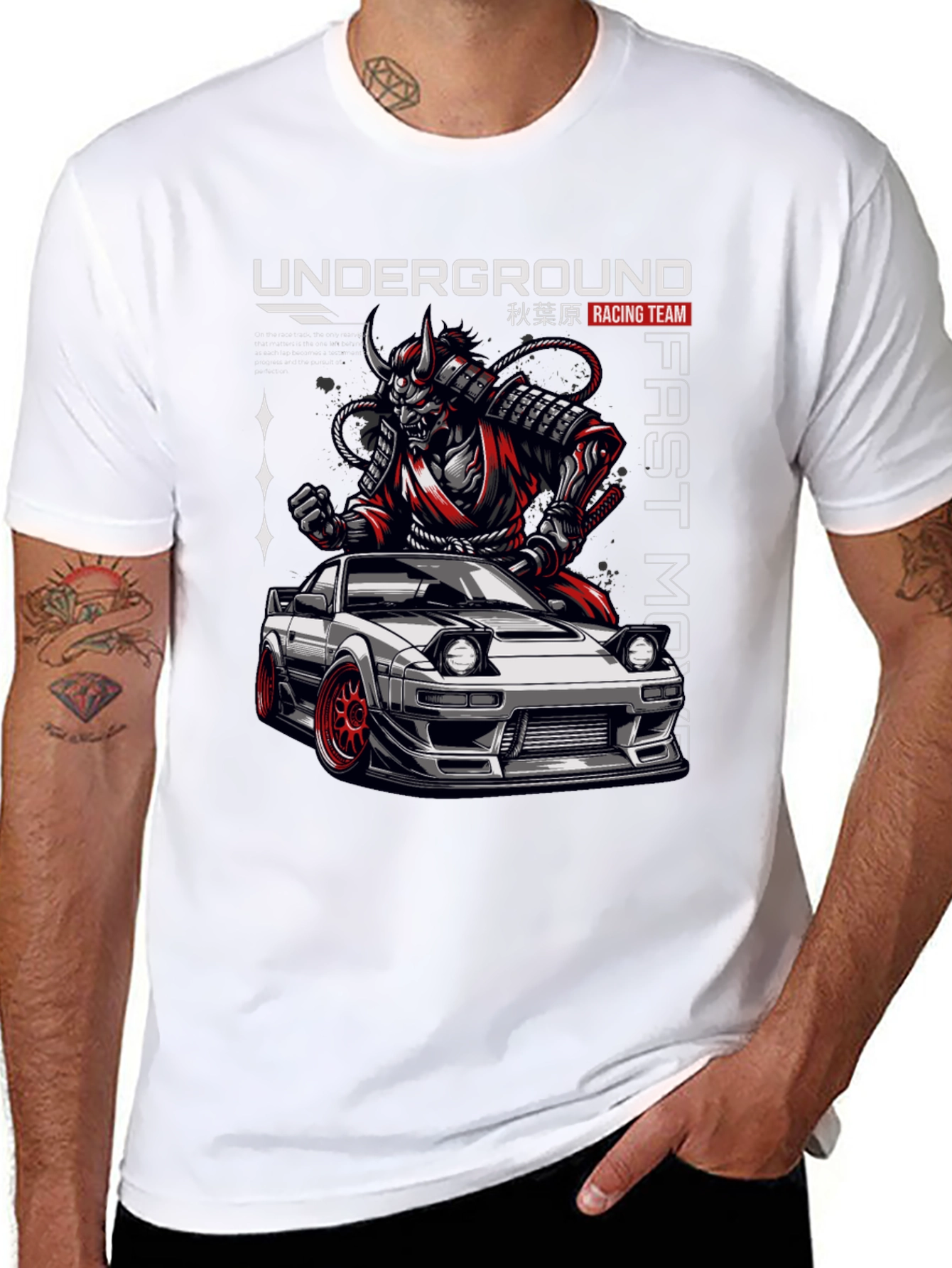 Underground Racing Team Samurai Car T-Shirt