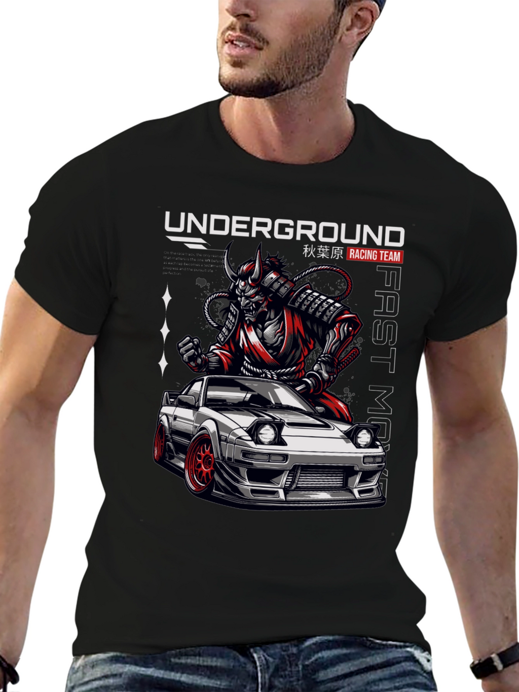 Underground Racing Team Samurai Car T-Shirt