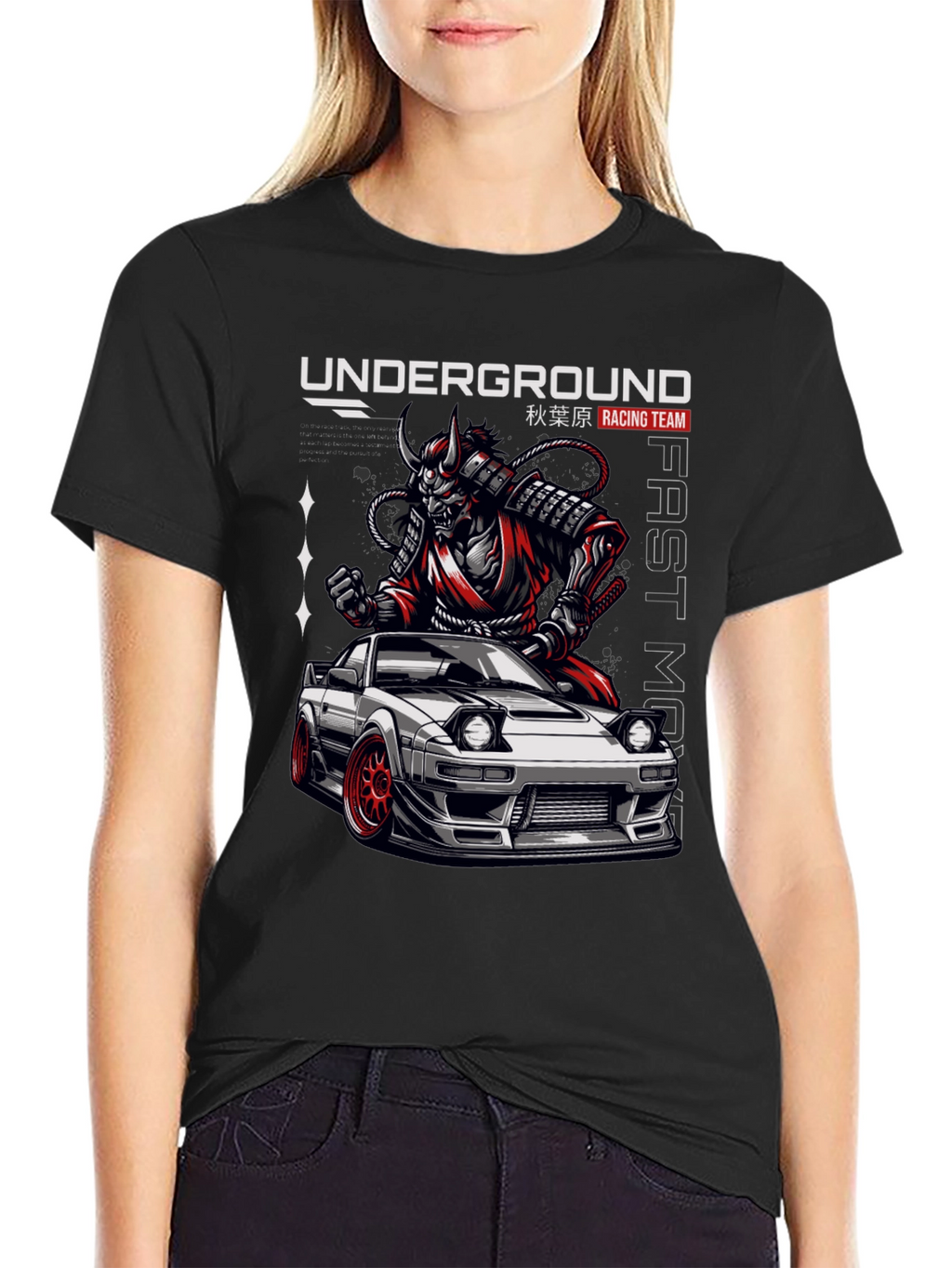 Underground Racing Team Samurai Car T-Shirt