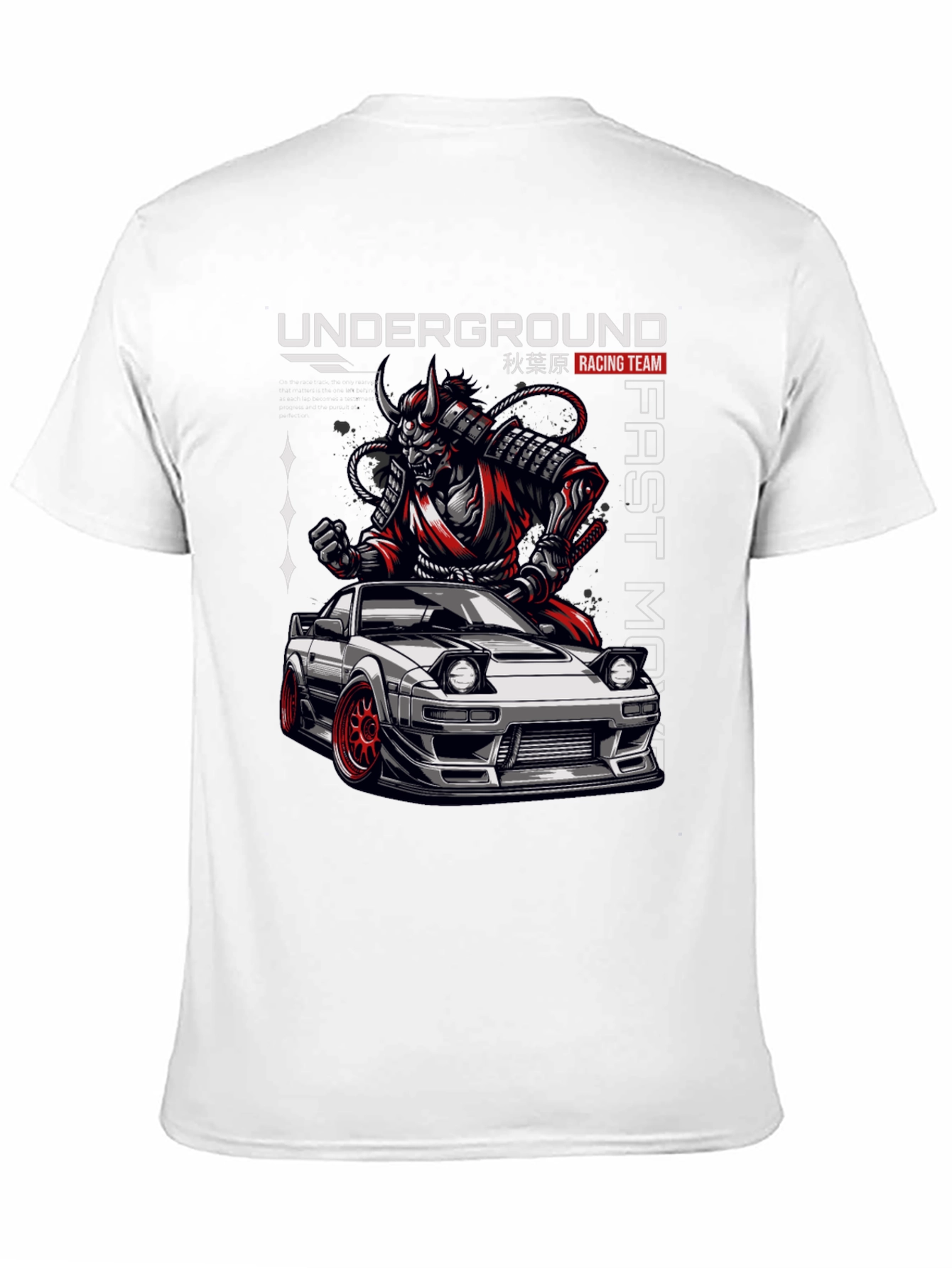 Underground Racing Team Samurai Car T-Shirt